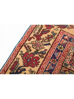 Antique Kula Prayer Rug Western Anatolian Turkish Mihrab Carpet Rare Design