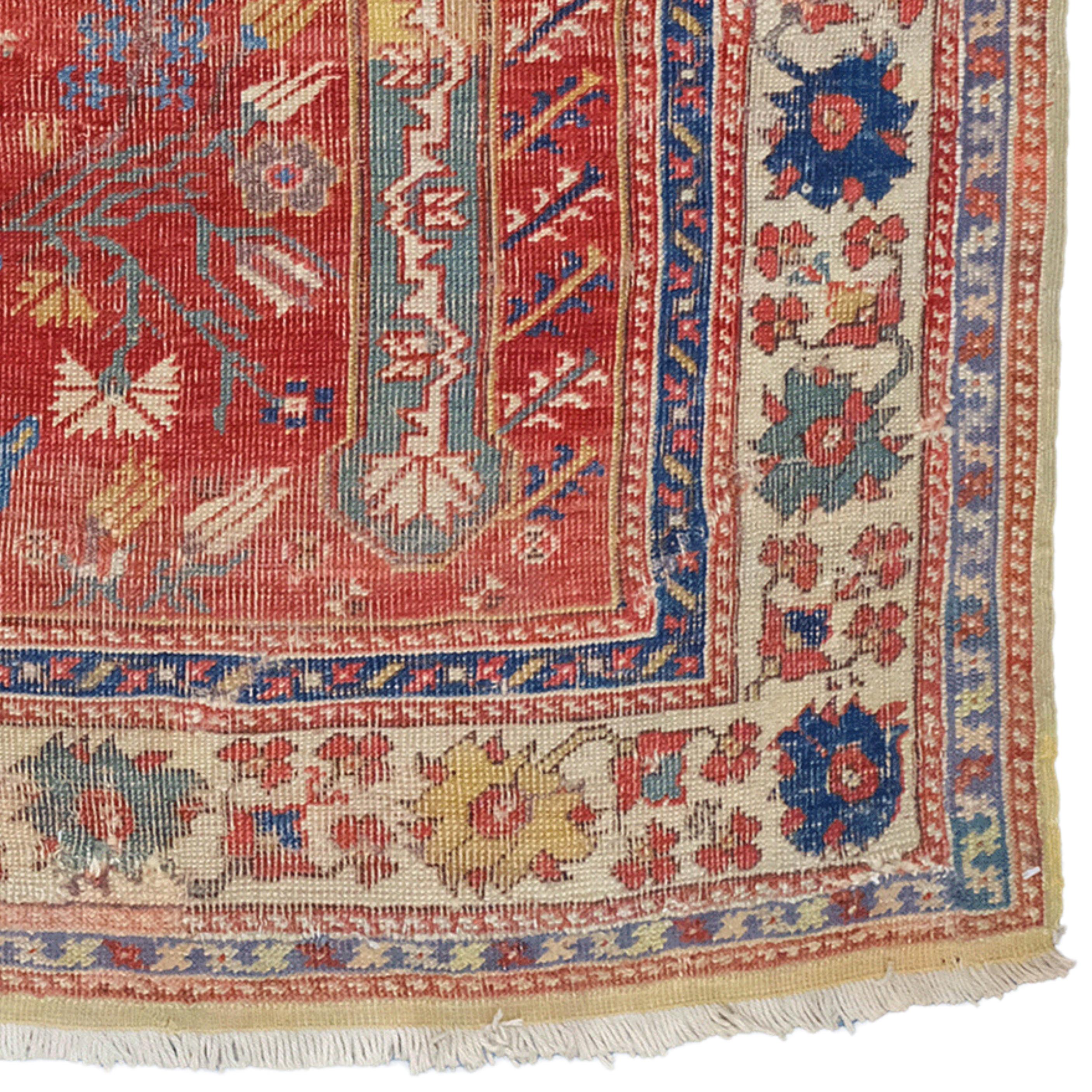 XVIIIe siècle et antérieur Tapis Kula antique d'Anatolie du 18ème siècle en vente
