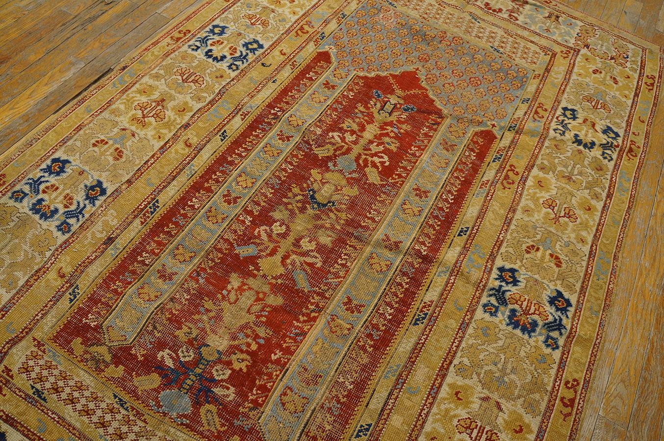 Antiker antiker Kula-Teppich 4' 0