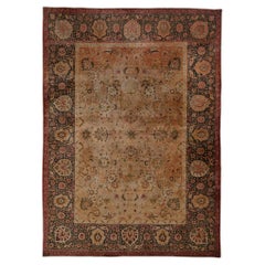 Antique Kum Kapi Silk Rug - Late 19th Century