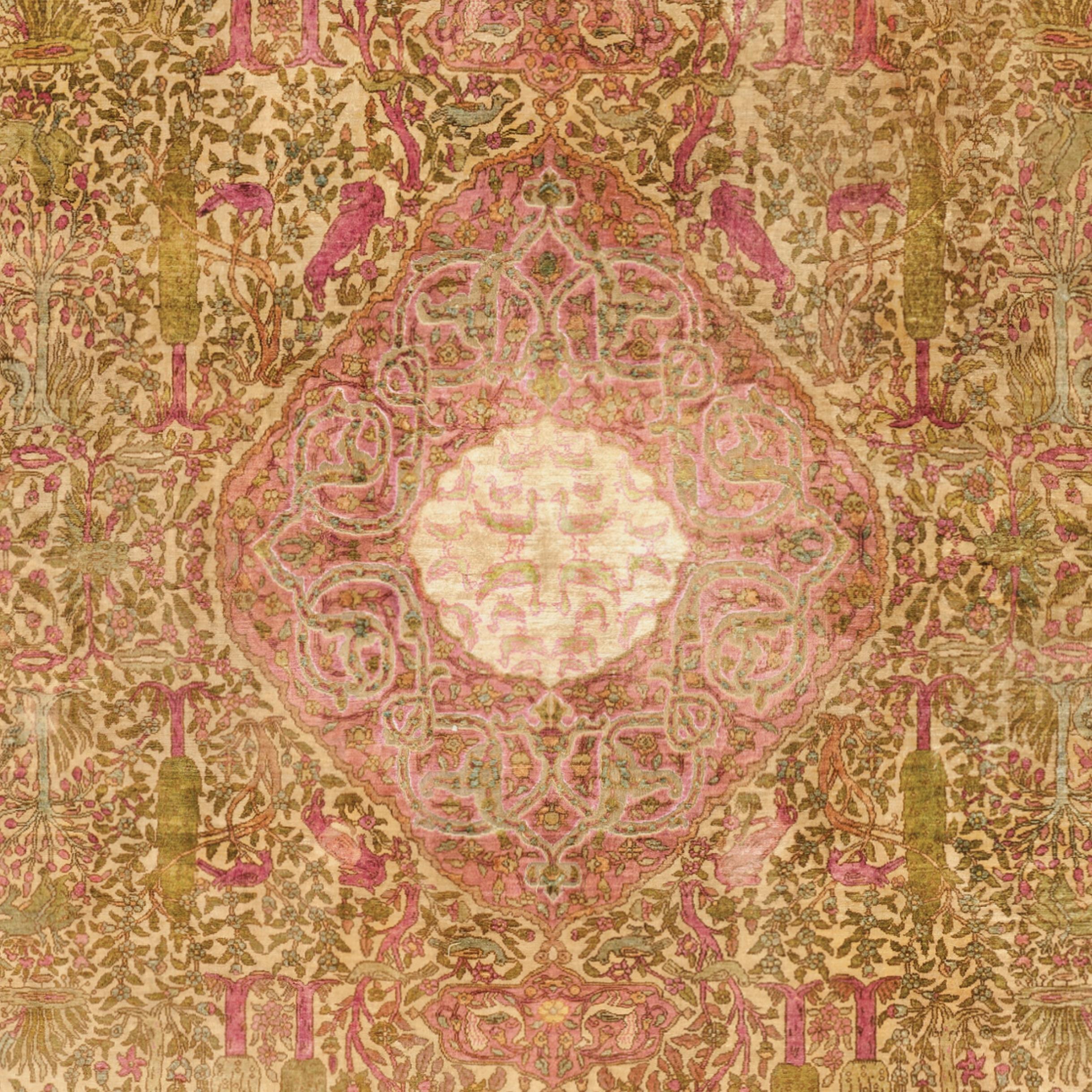 Turkish Antique Kumkapi Rug - 19th Century Koum Kapi For Sale