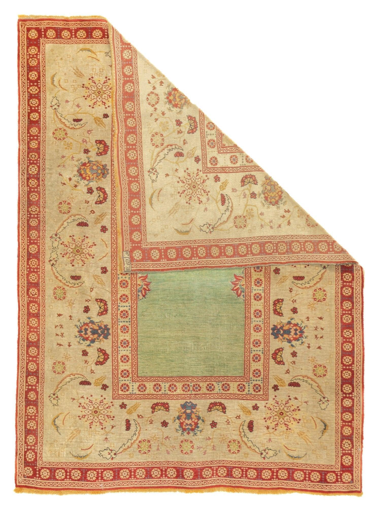 Antiker Kumkapi-Teppich 4'4'' x 5'11''. 