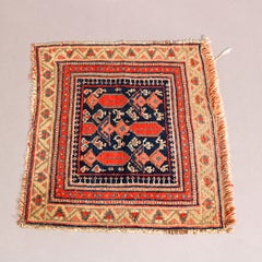 Antique Kurdish Bagface Oriental Rug, circa 1900