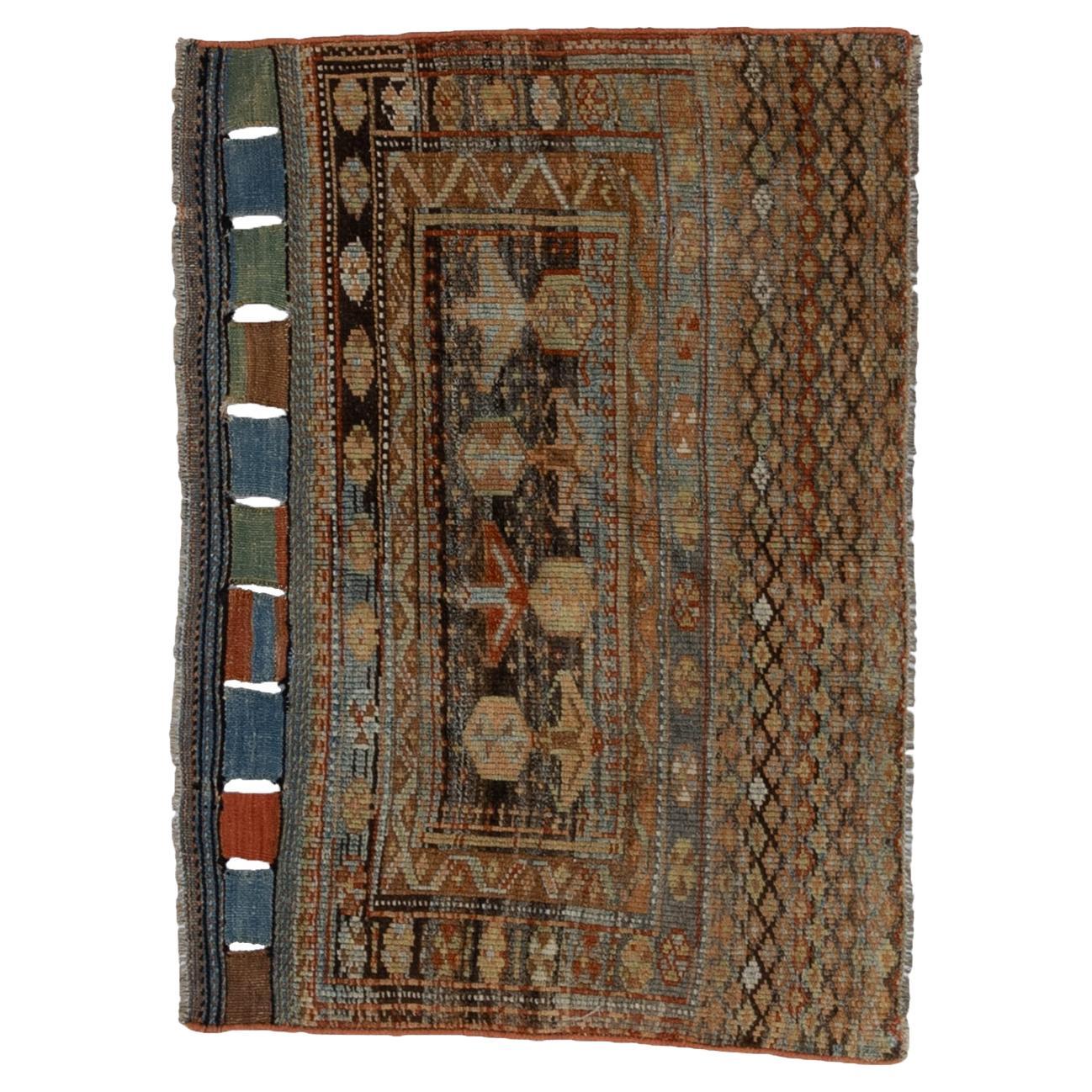 Antique Kurdish Bagface Rug For Sale