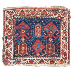 Antikes Kurdisches Taschenteppich, spätes 19. Jahrhundert