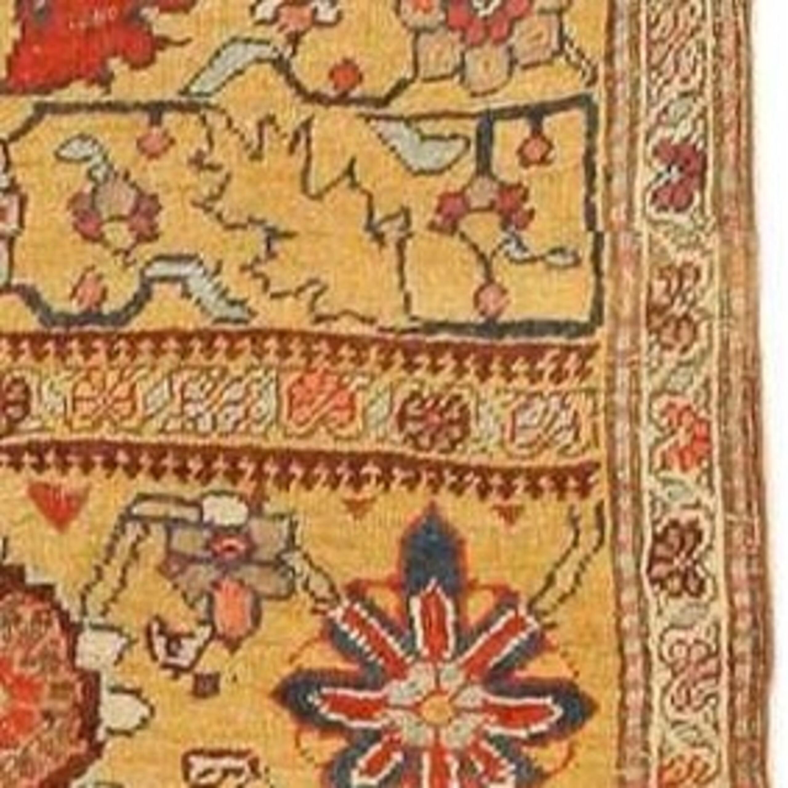 Antique Persian Kurdish Bidjar sampler rug, origin: Persia, circa last quarter of the 19th century. Size: 4 ft 6 in x 10 ft 1 in (1.37 m x 3.07 m)

