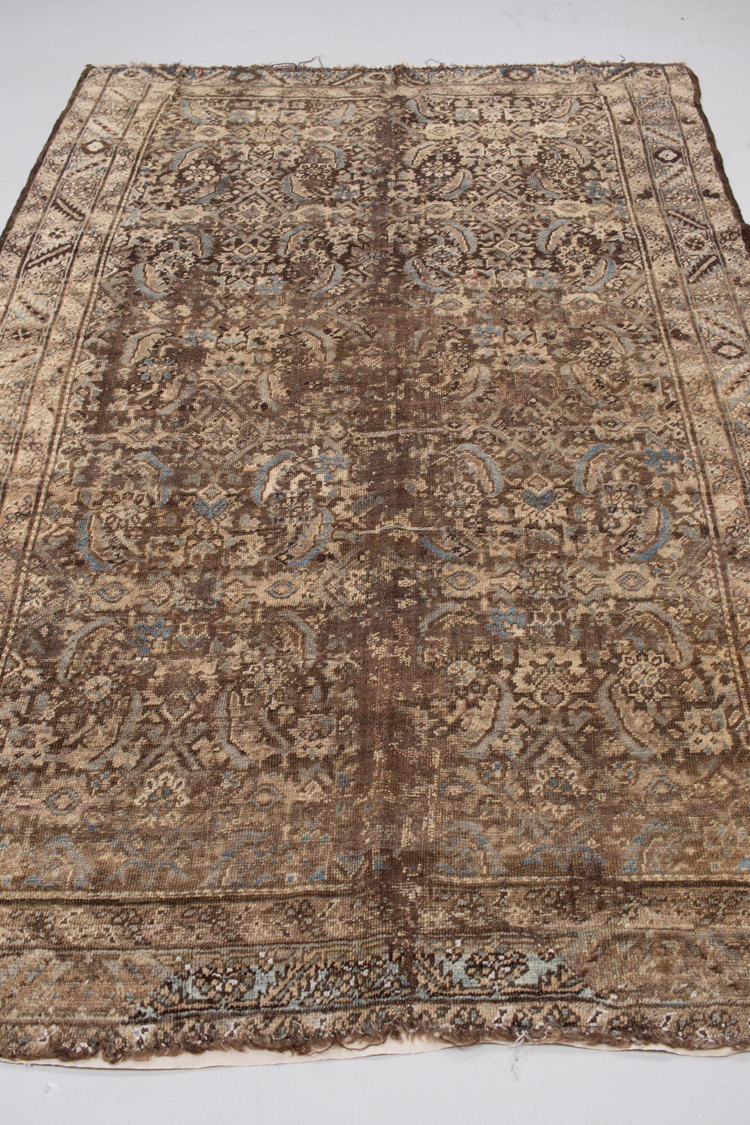 Antiker Kurdischer Galerieteppich (Wolle) im Angebot