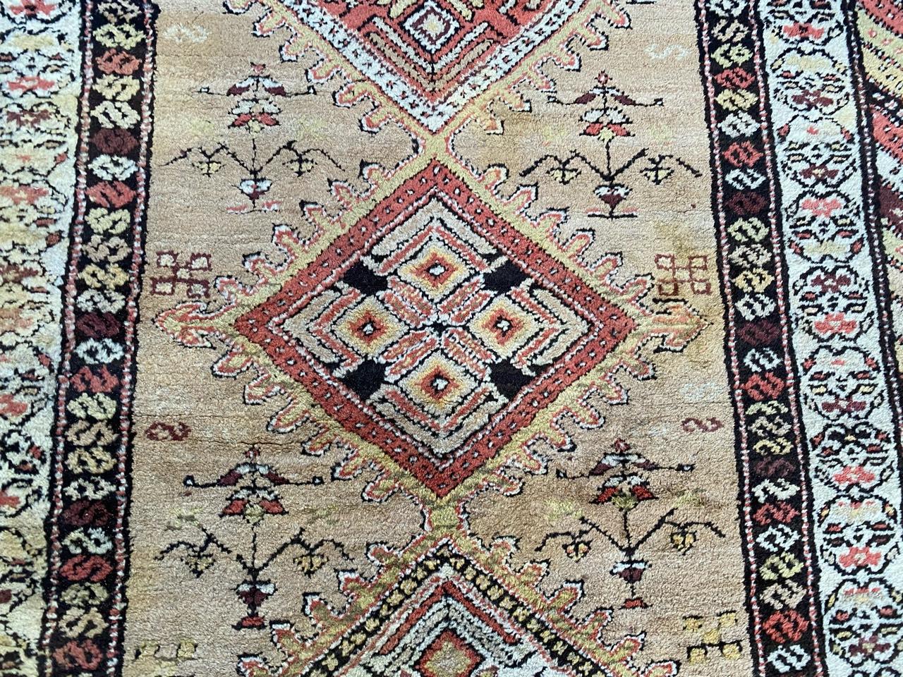 Antique Kurdish Kazak Style Runner 3