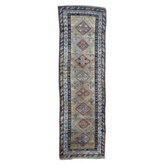 Bobyrug’s Antique Kurdish Kazak Style Runner