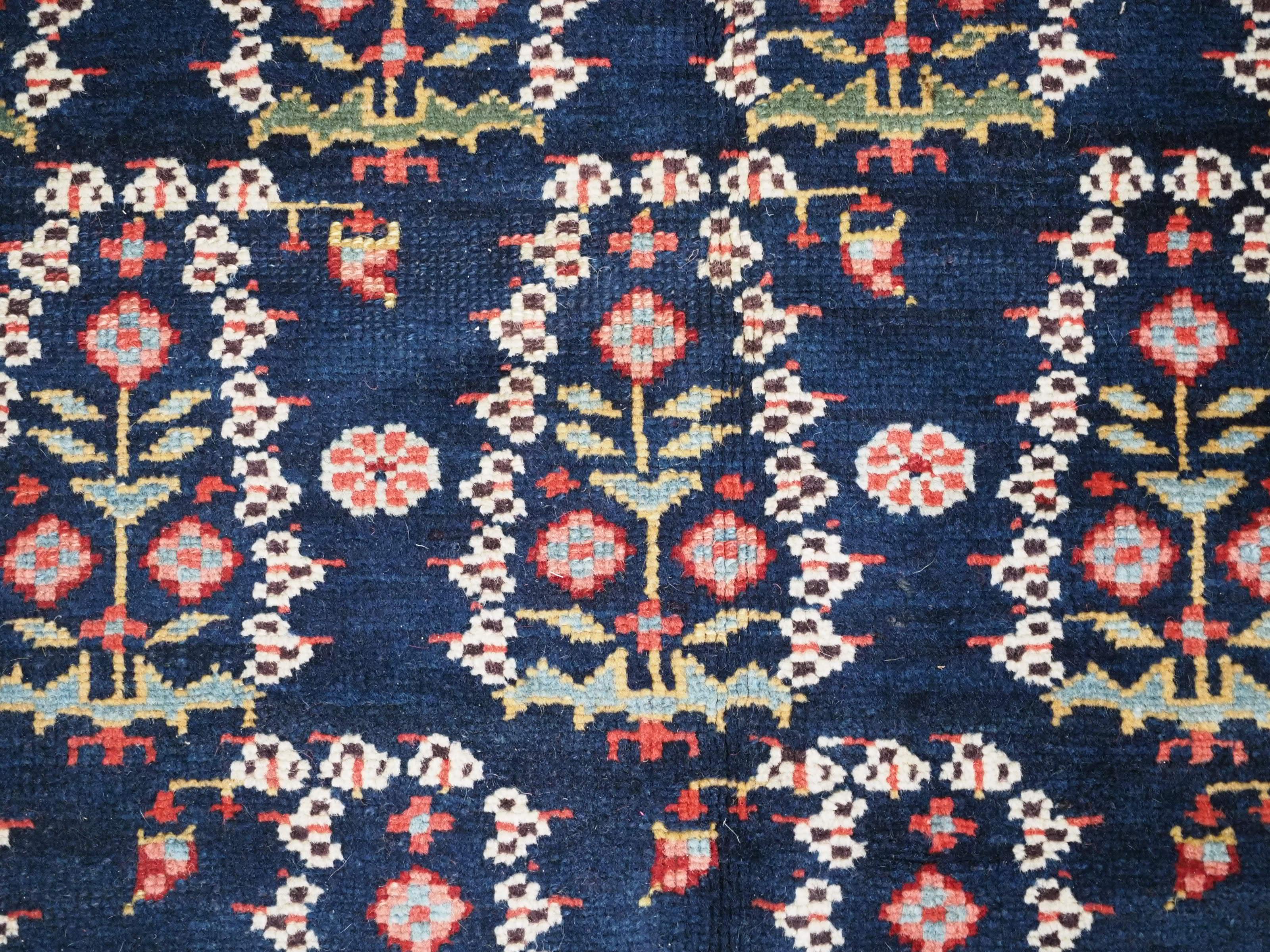 Antiker Kurdischer kelleh-Teppich oder großer Läufer mit Boteh-Design aus Kurdien.  1900. im Angebot 7