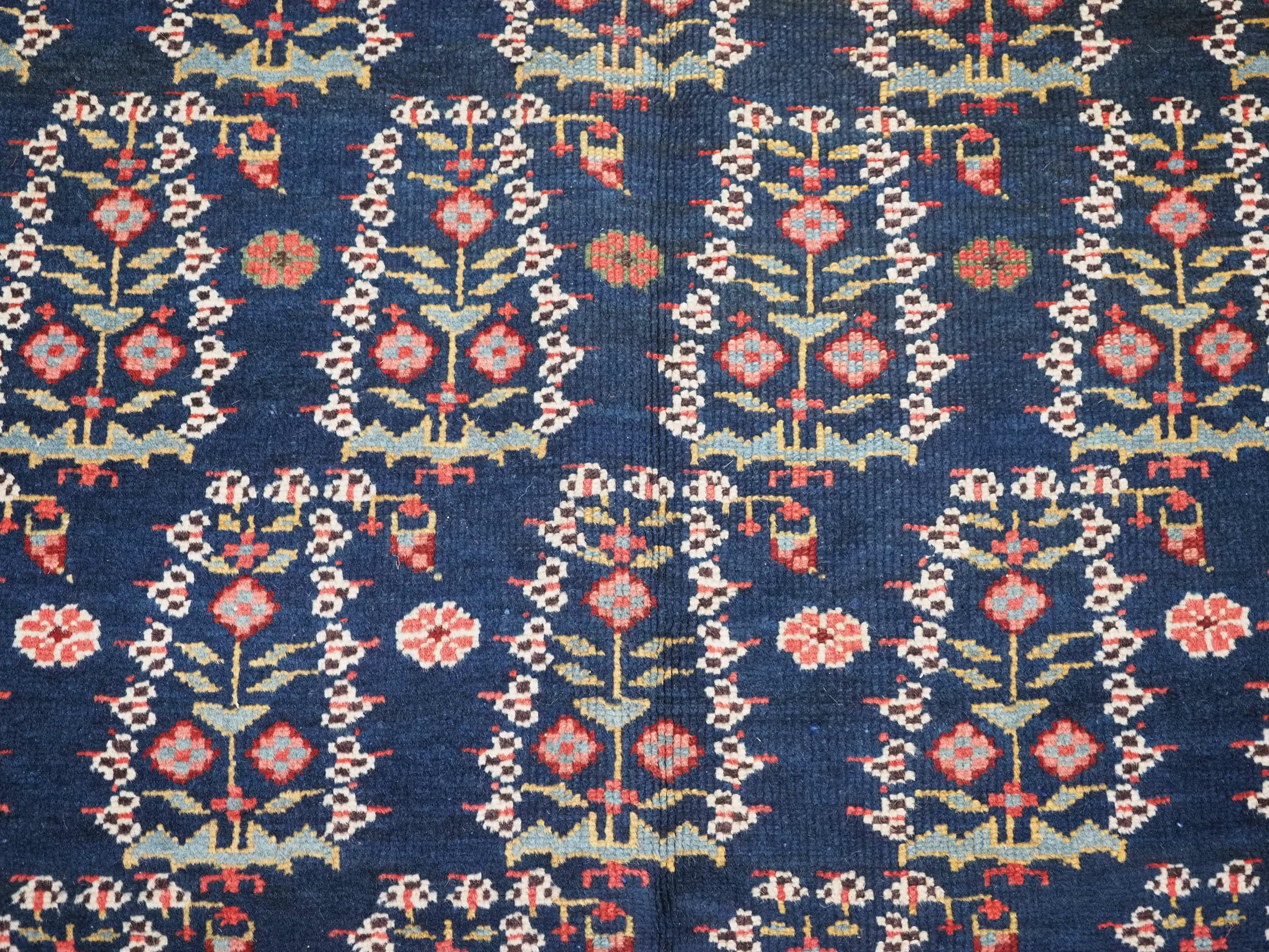 Antiker Kurdischer kelleh-Teppich oder großer Läufer mit Boteh-Design aus Kurdien.  1900. im Angebot 9