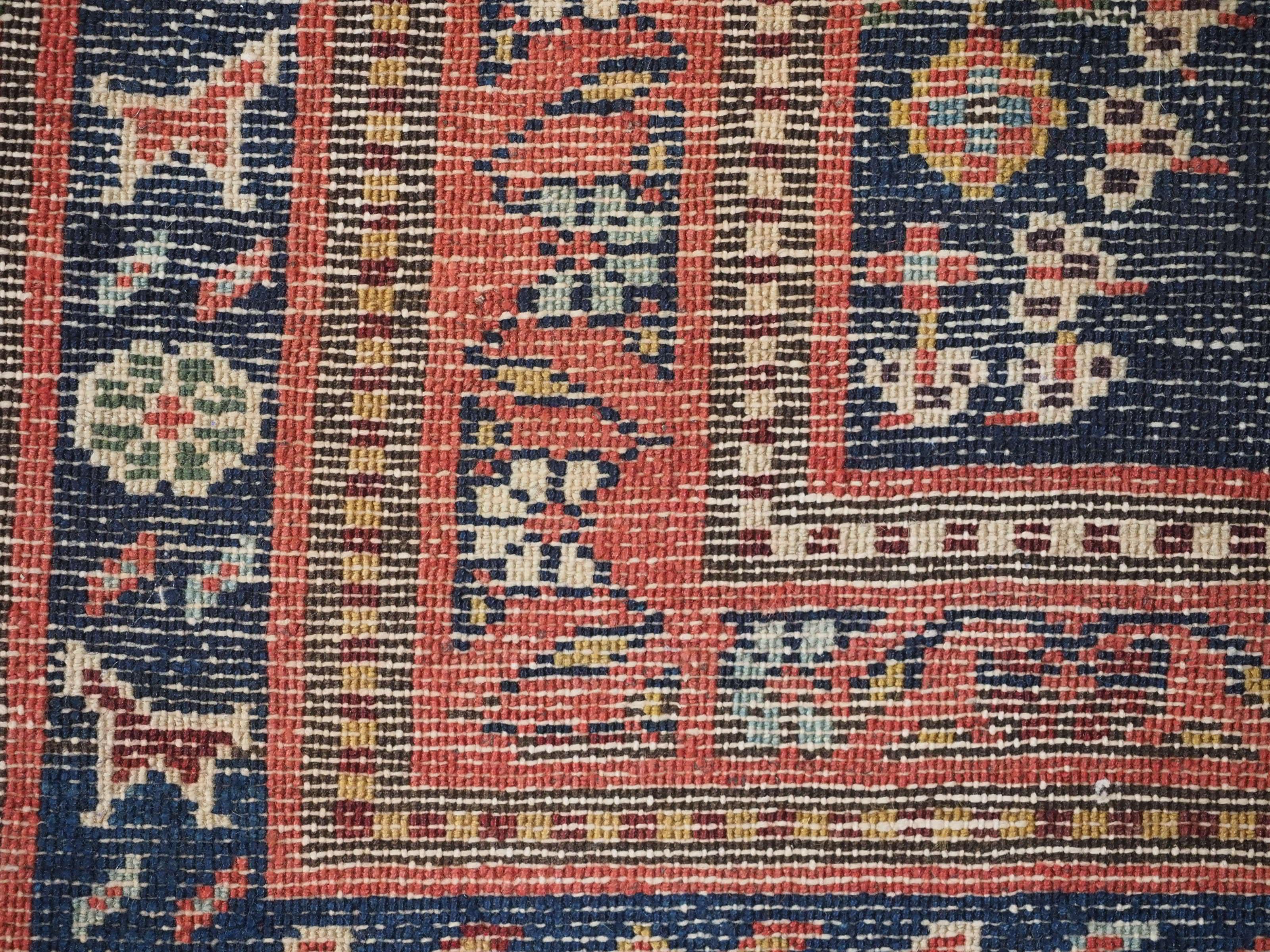 Antiker Kurdischer kelleh-Teppich oder großer Läufer mit Boteh-Design aus Kurdien.  1900. im Angebot 10