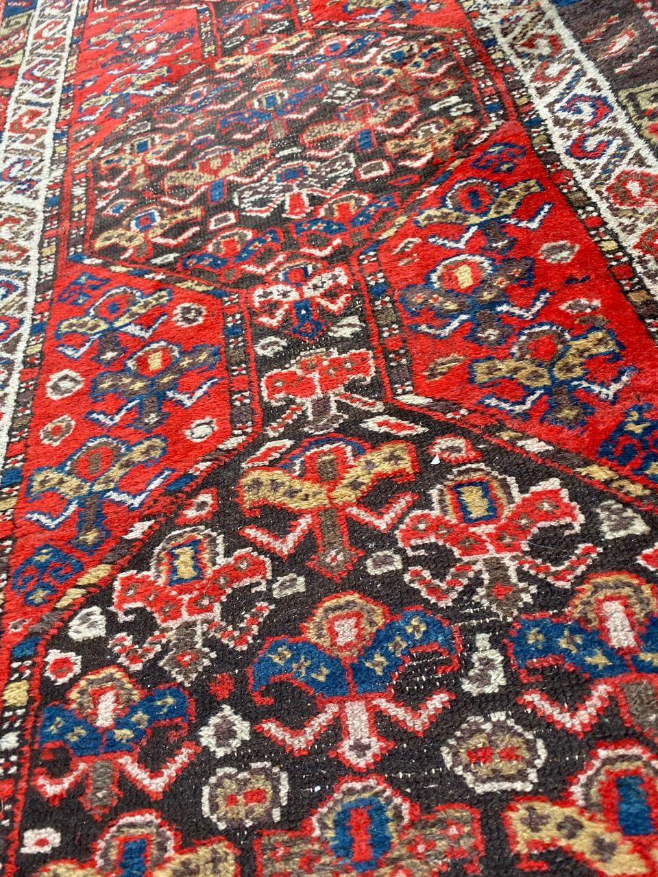 Antique Kurdish Malayer Rug 2