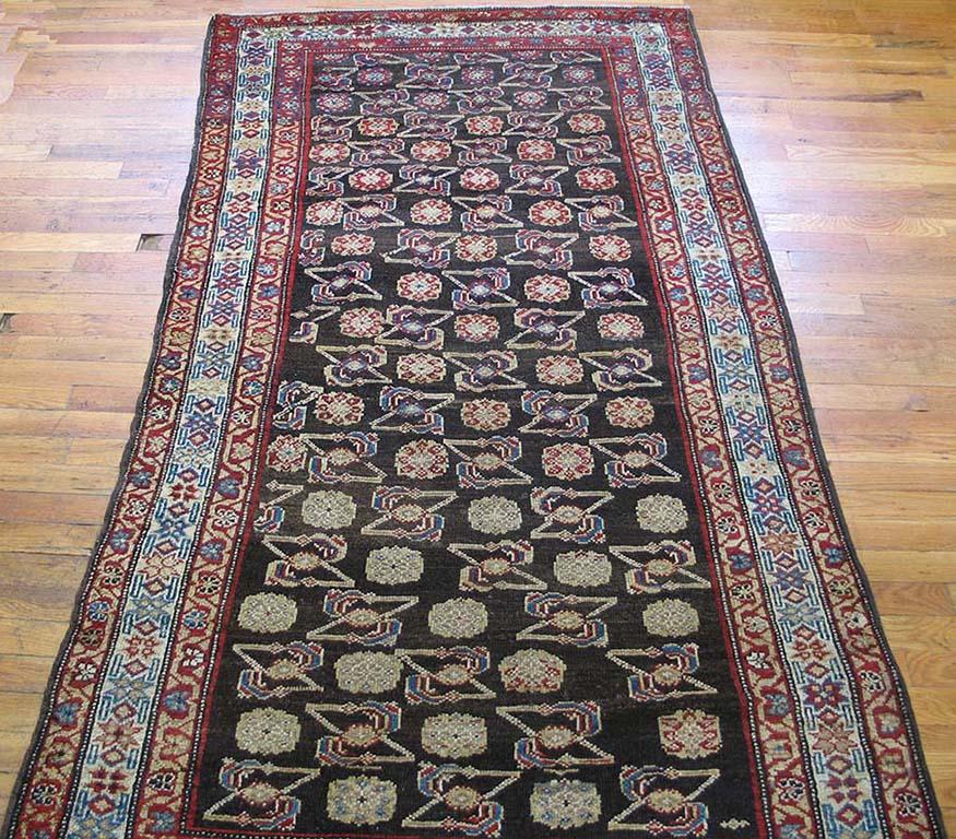 Antique Kurdish Persian rug. Measures: 3'8