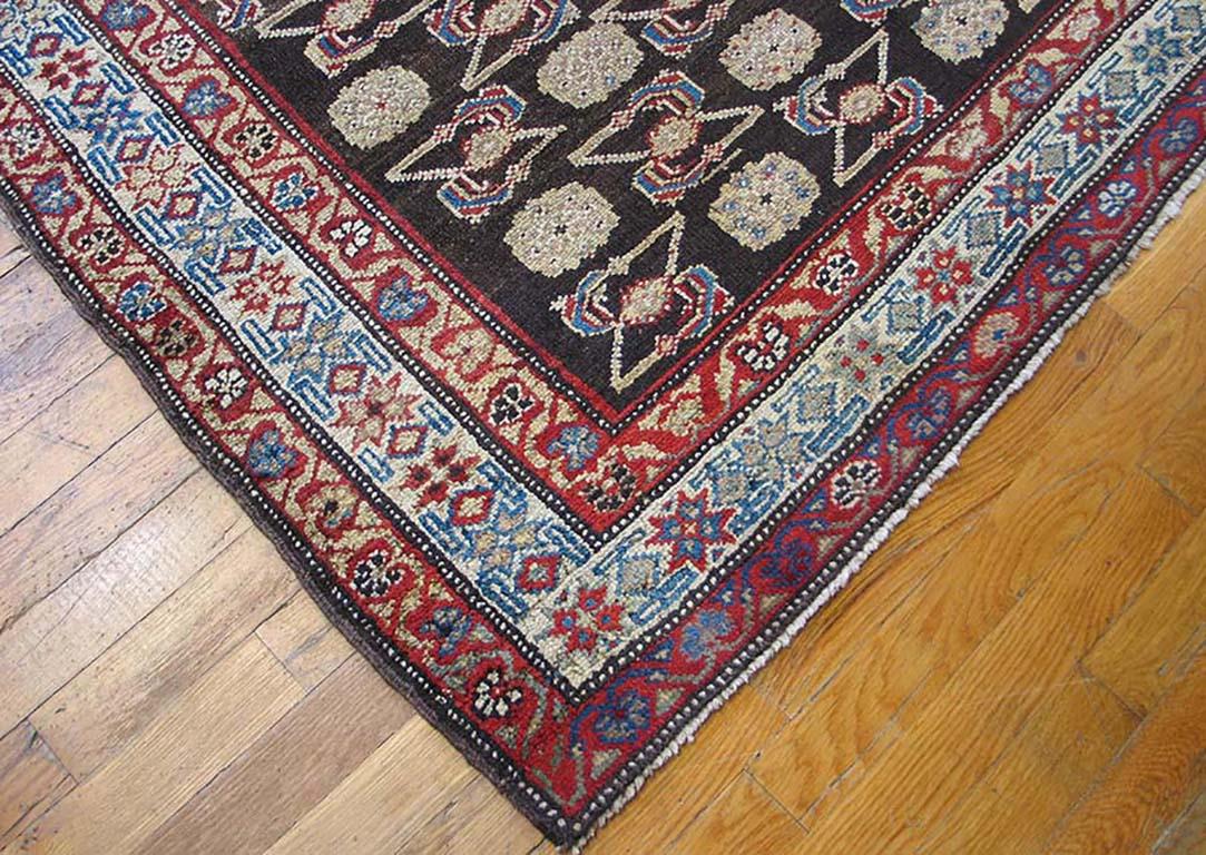Hand-Knotted Antique Kurdish Persian Rug For Sale