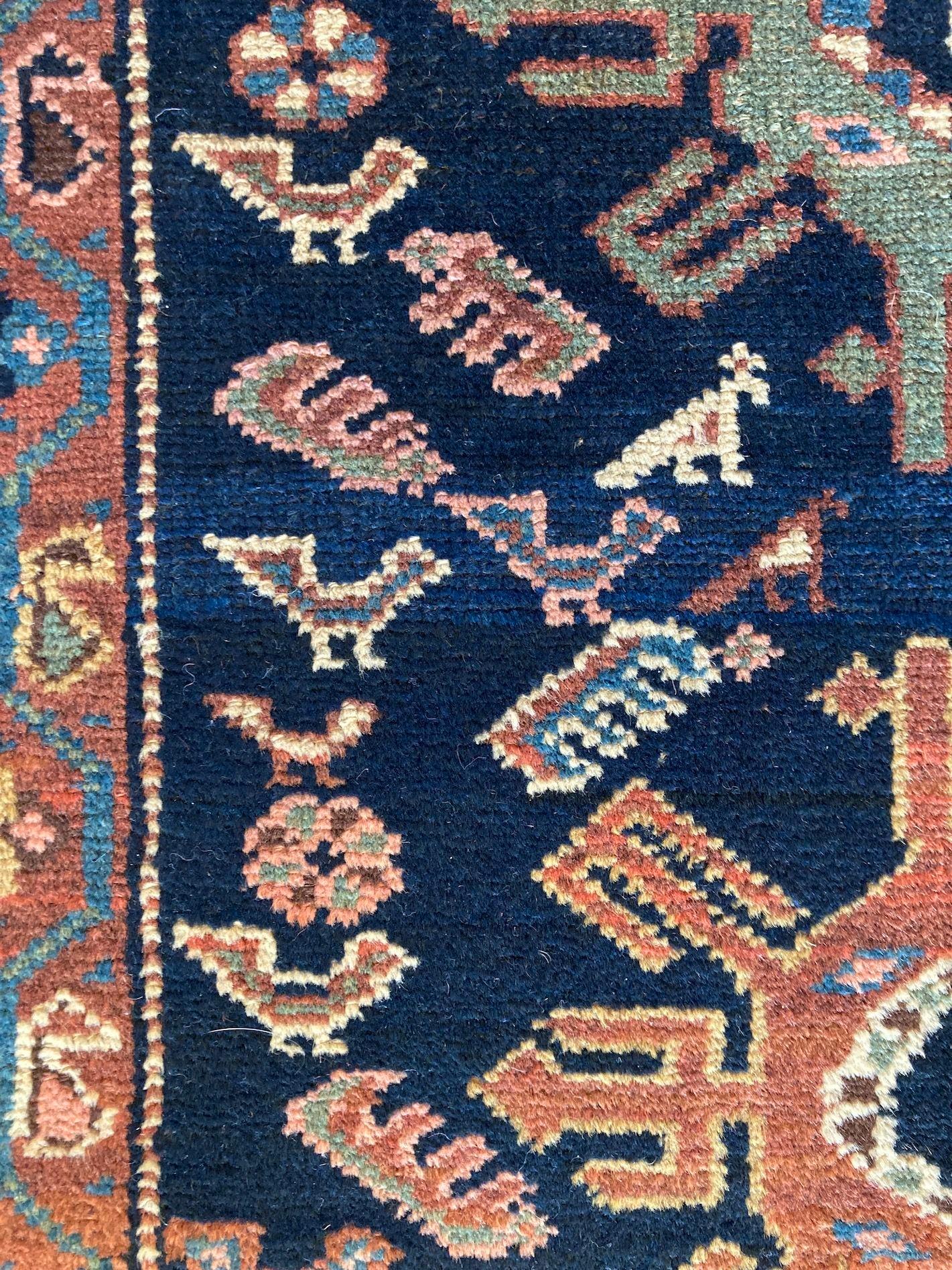 Antique Kurdish Rug For Sale 8
