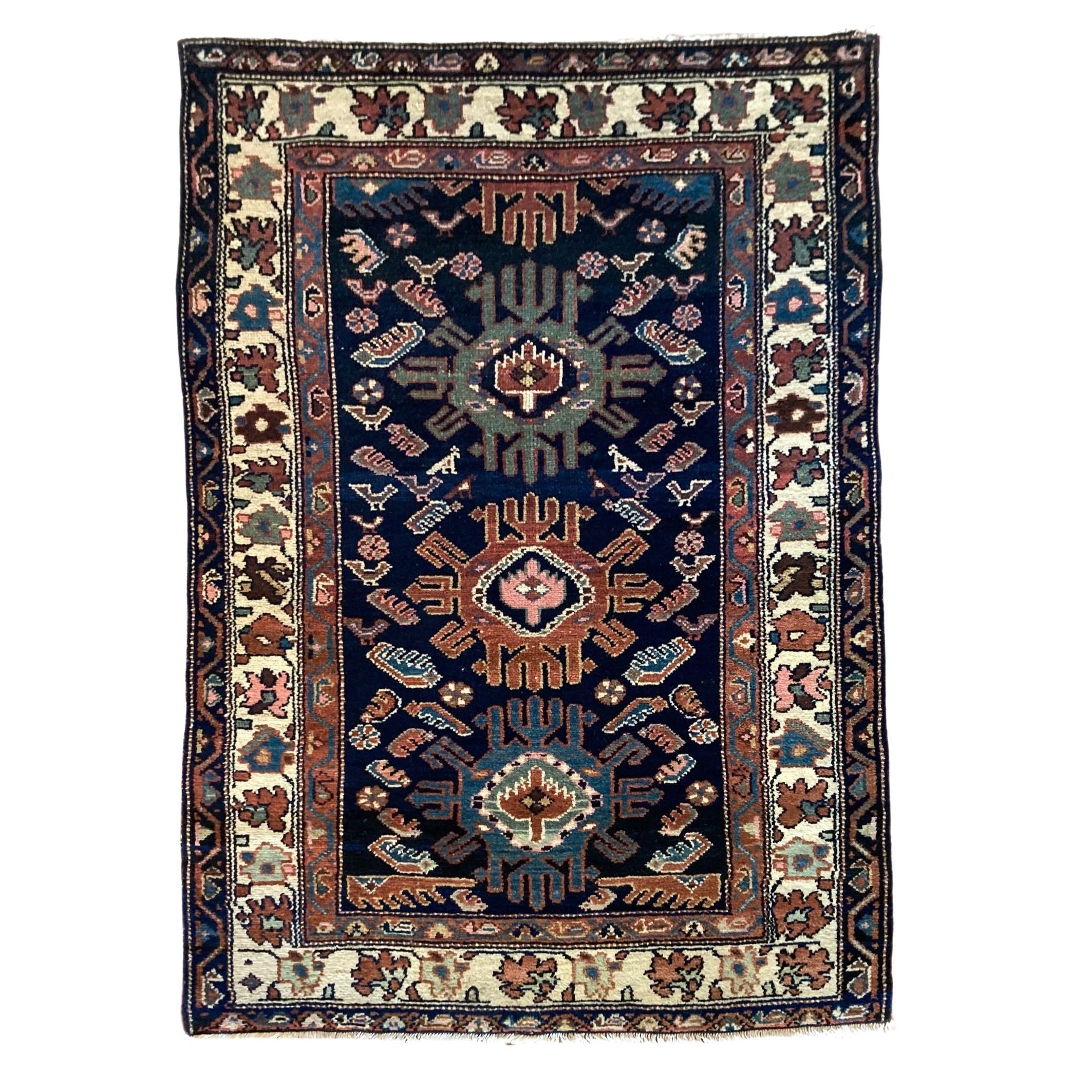 Antiker Kurdischer Teppich 1,34 m x 0,95 m