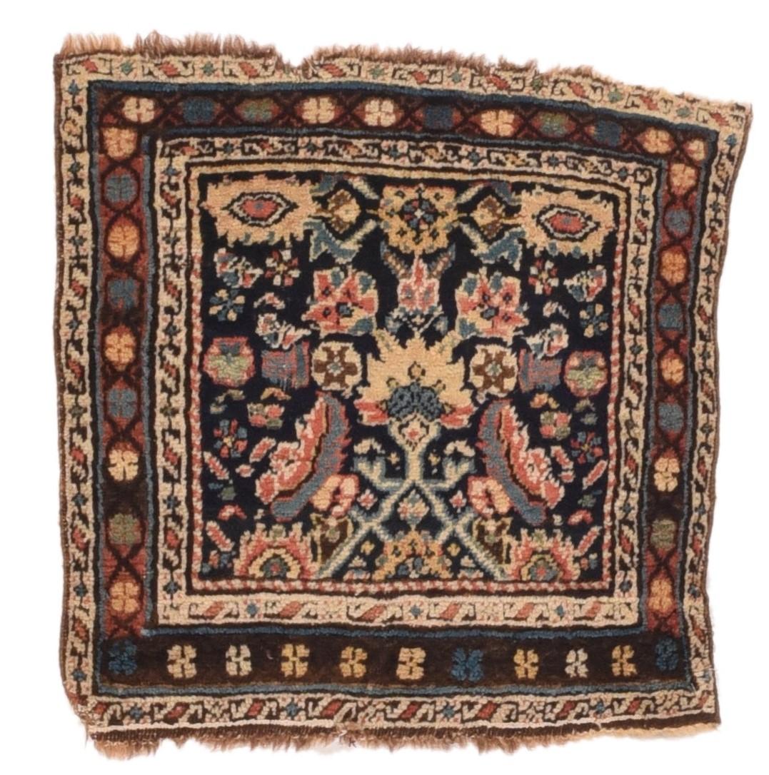 Early 20th Century Antique Kurdish Rug For Sale