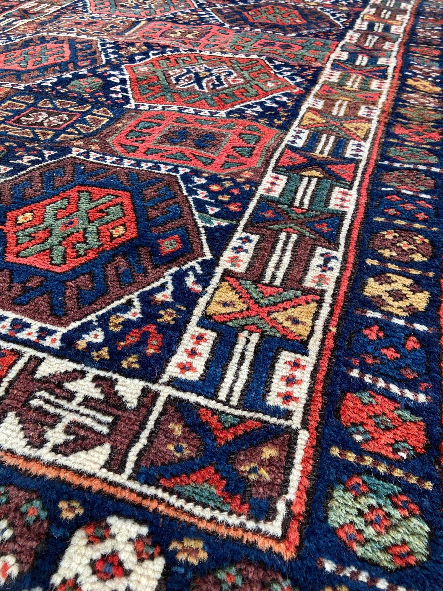 Alfombra kurda antigua 1,92 m x 1,19 m en venta 4