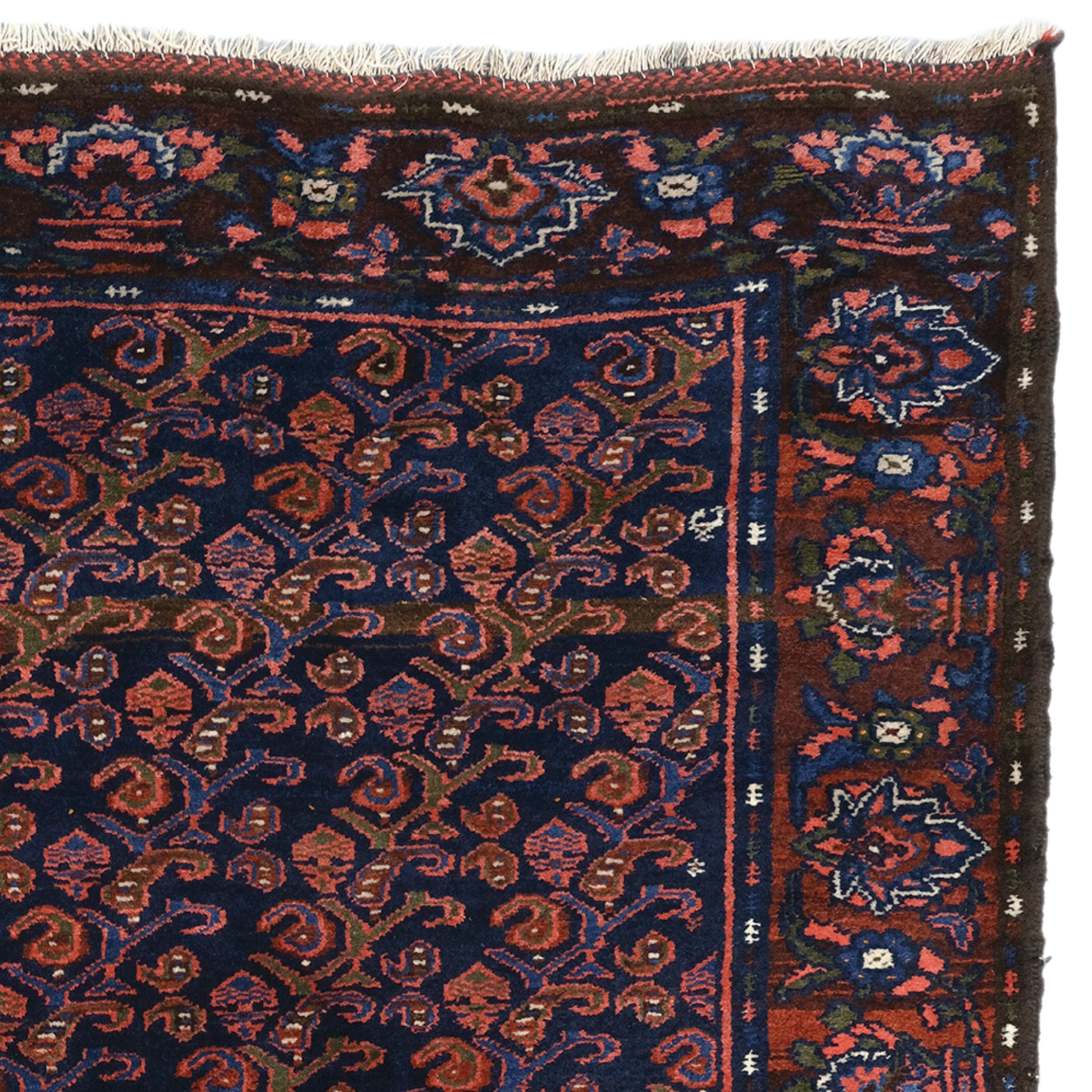 Antiker Kurdischer Teppich - Kurdischer Teppich des 19. Jahrhunderts, handgewebter Teppich, antiker Teppich im Zustand „Gut“ im Angebot in Sultanahmet, 34