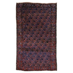 Antiker Kurdischer Teppich - Kurdischer Teppich des 19. Jahrhunderts, handgewebter Teppich, antiker Teppich