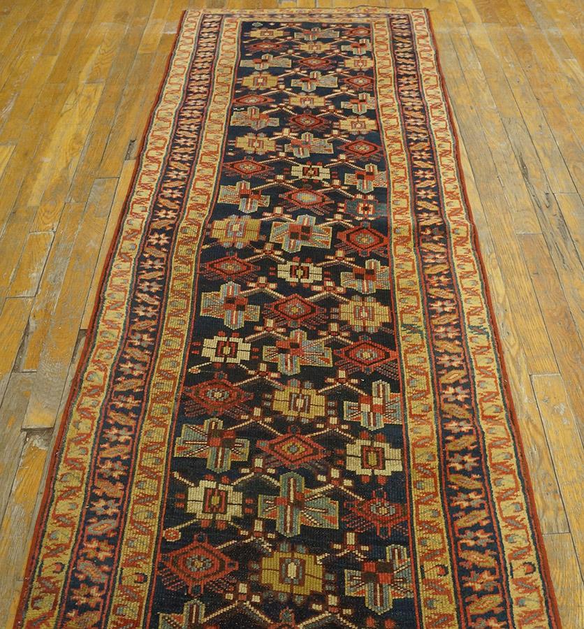 19th Century W. Persian Kurdish Carpet ( 2'6