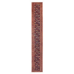 Antique 19th Century W. Persian Kurdish Carpet ( 2'6" x 16' - 76 x 488 )
