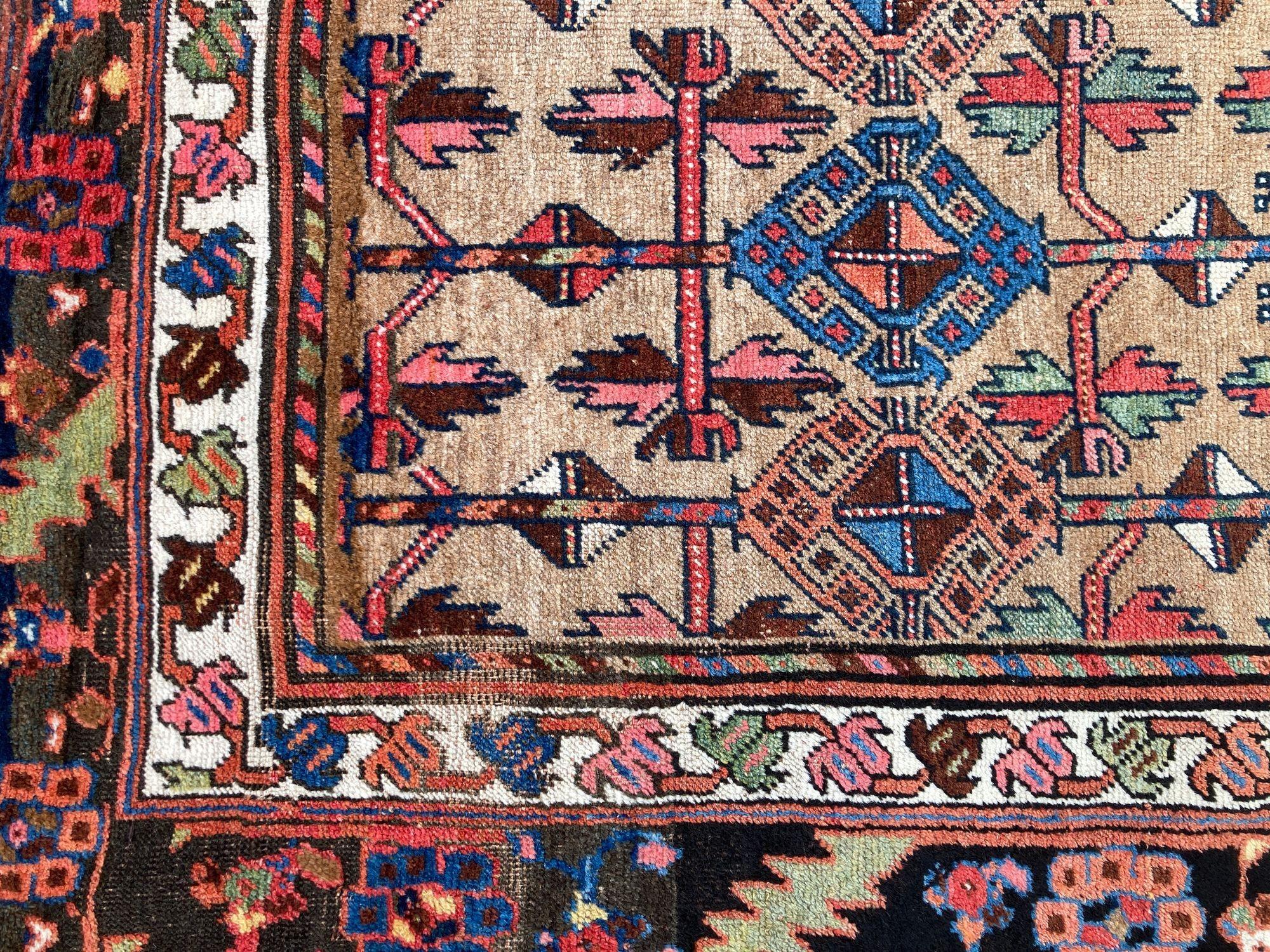 Alfombra kurda antigua 2,12 m x 1,23 m en venta 6