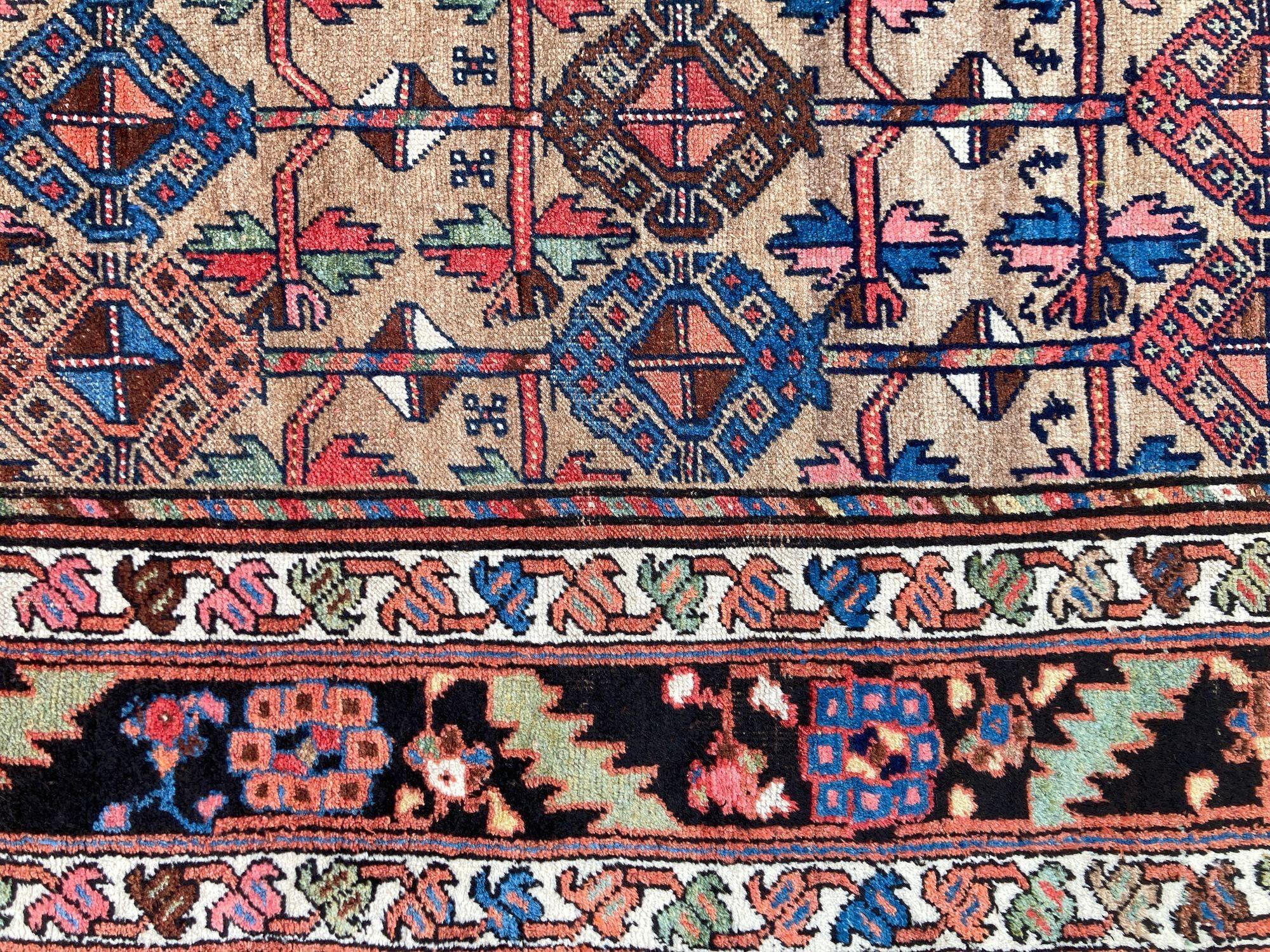 Alfombra kurda antigua 2,12 m x 1,23 m en venta 7