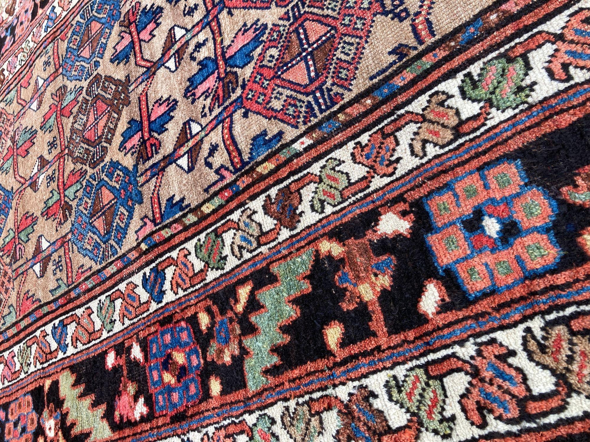 Alfombra kurda antigua 2,12 m x 1,23 m en venta 9