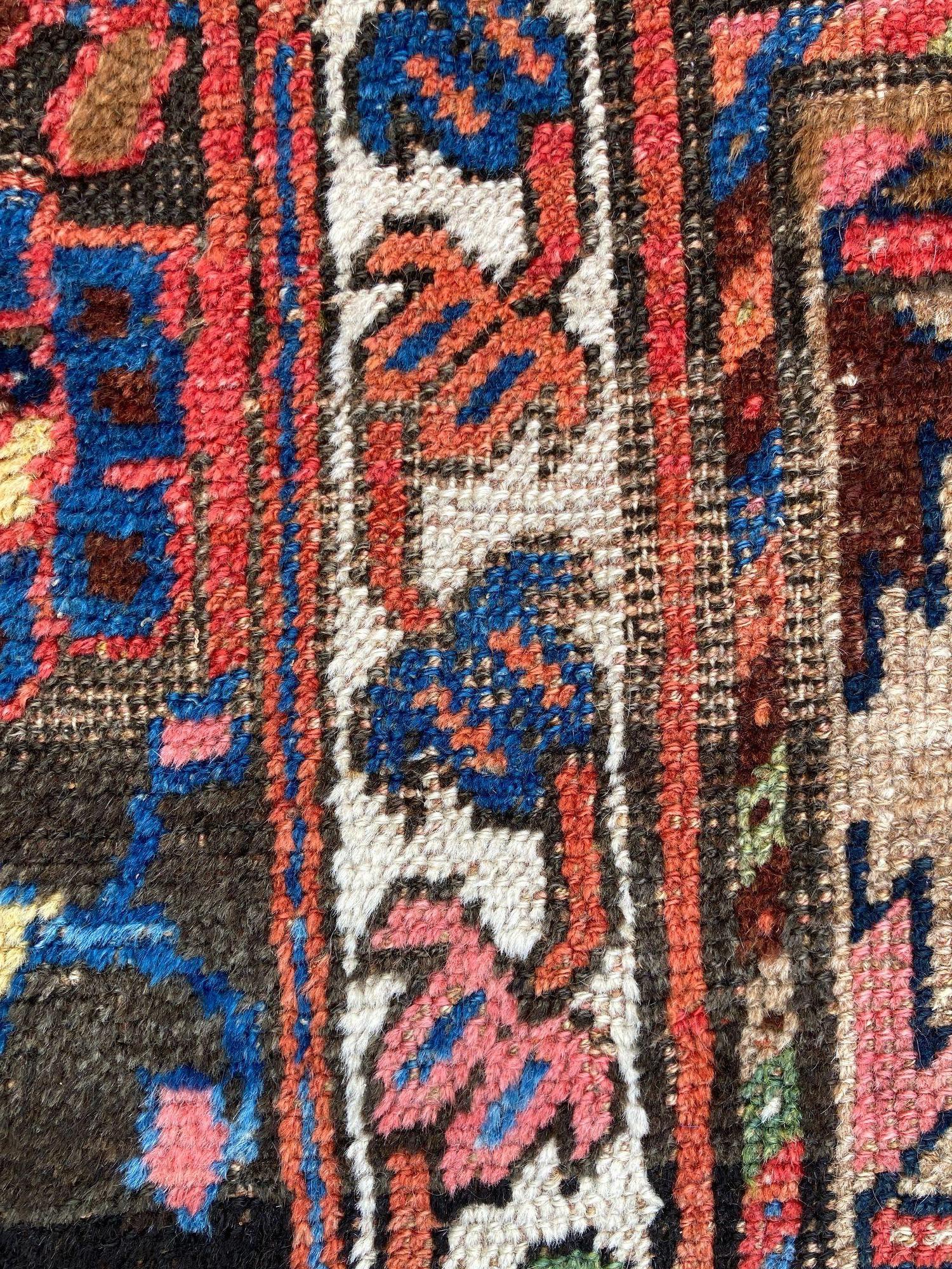 Antique Kurdish Rug 2.12m x 1.23m For Sale 13