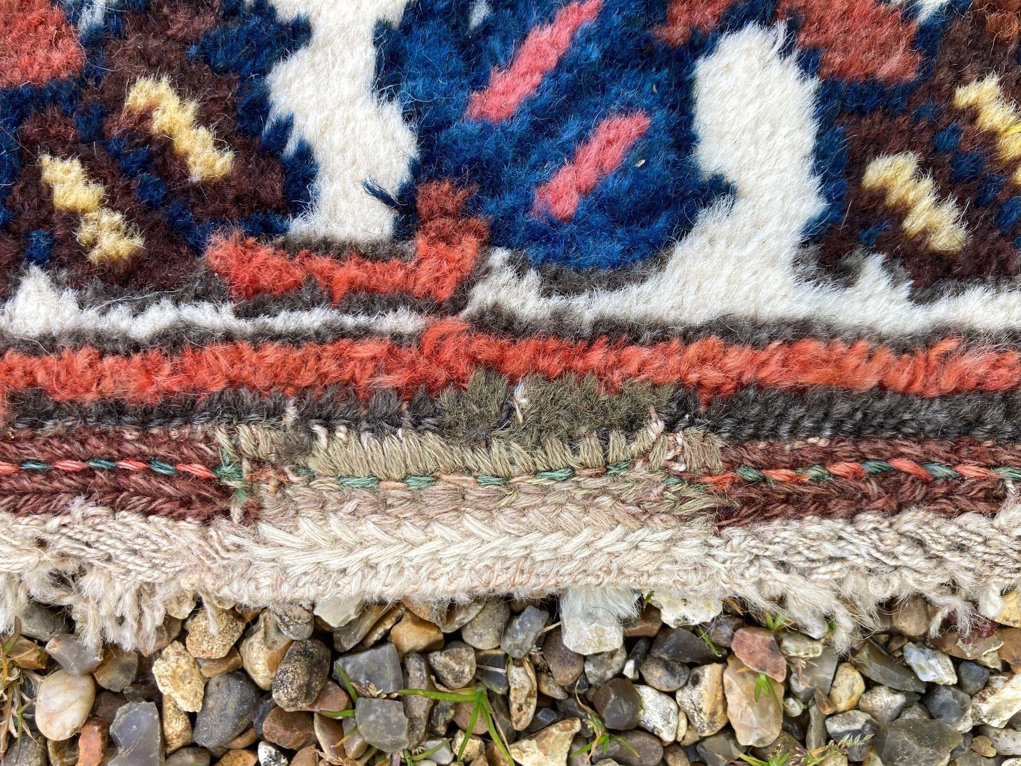 Antique Kurdish Rug 2.12m x 1.23m For Sale 15