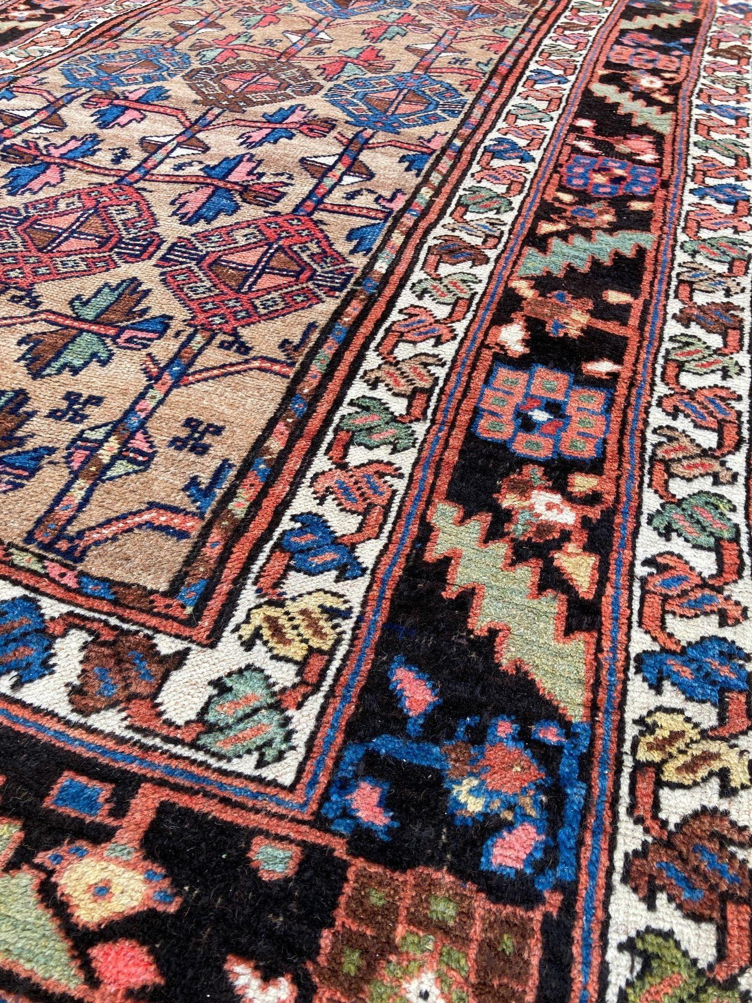 Antique Kurdish Rug 2.12m x 1.23m For Sale 4