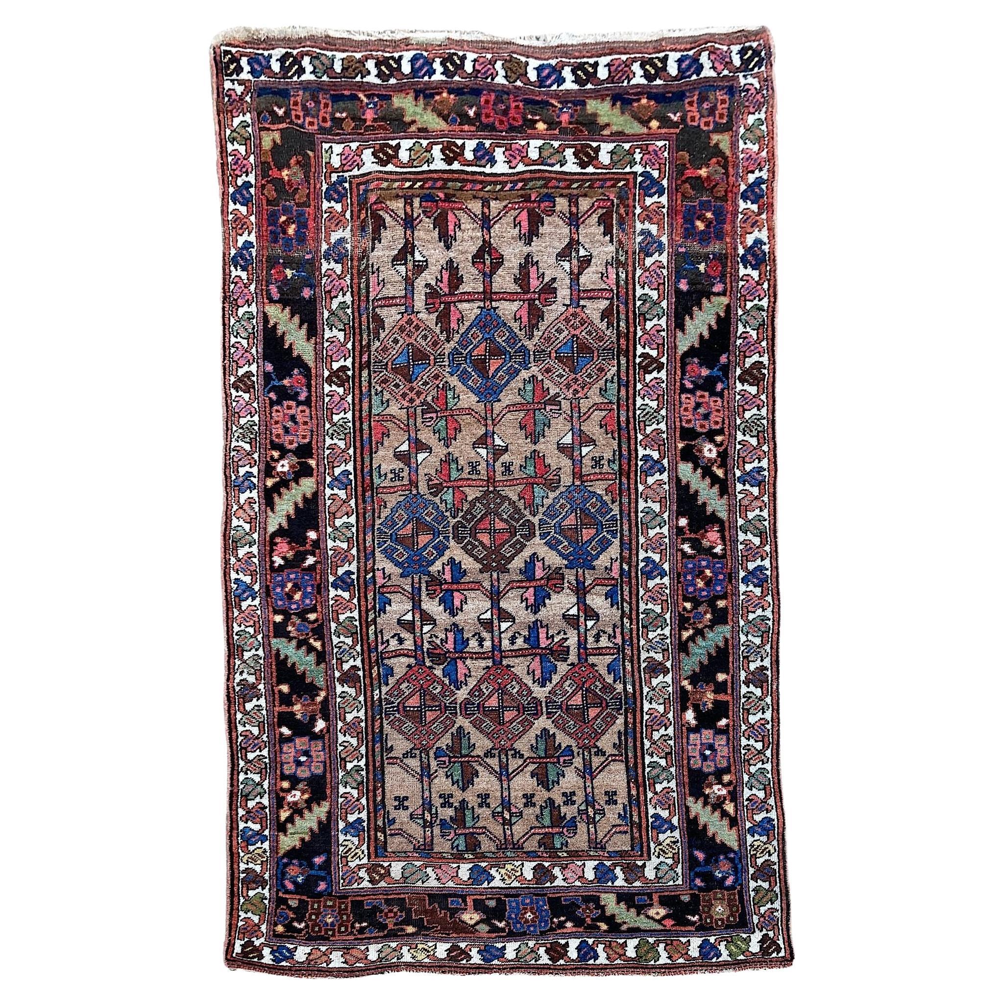 Alfombra kurda antigua 2,12 m x 1,23 m en venta