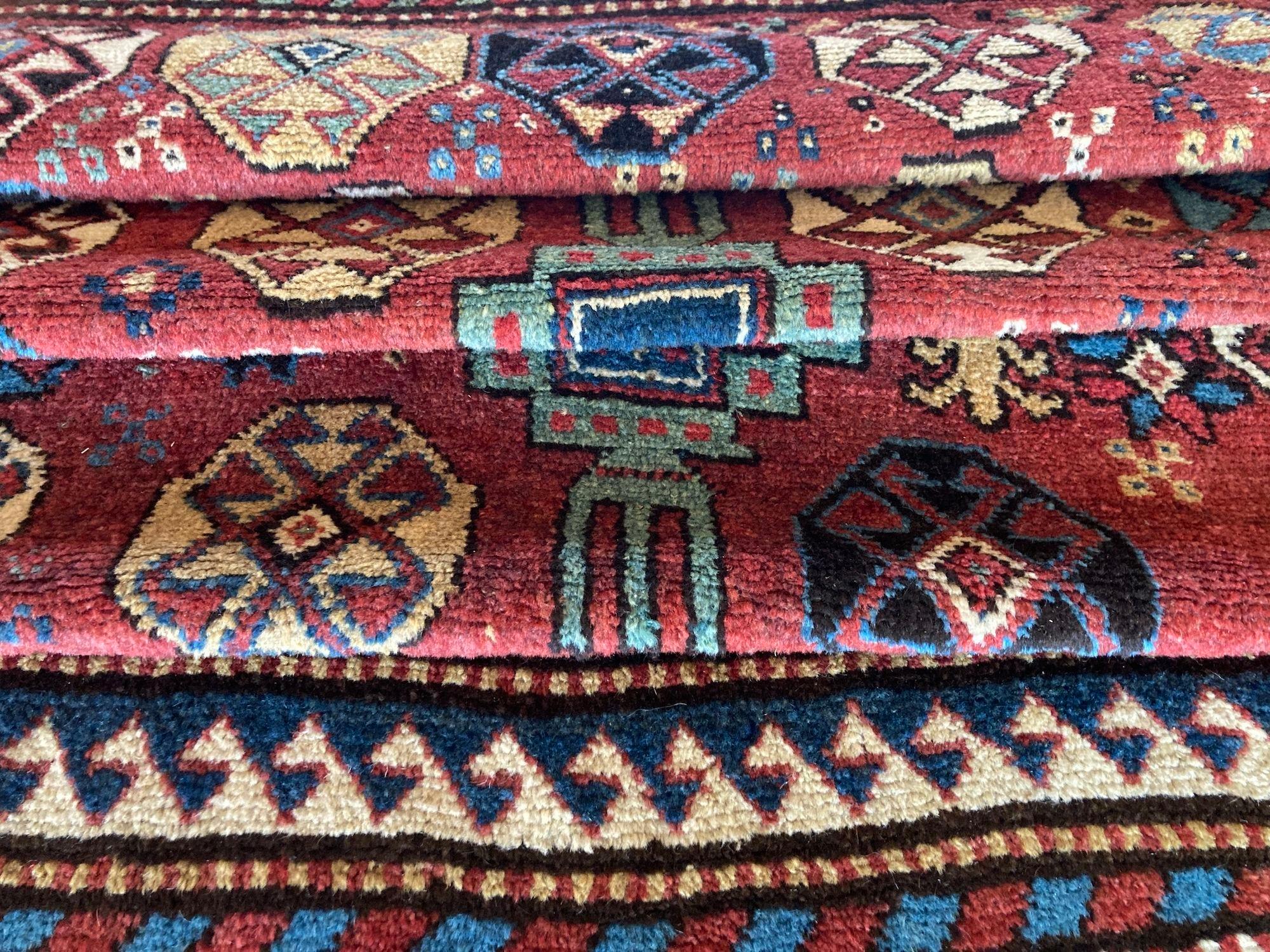 Antique Kurdish Rug 2.20m x 1.33m For Sale 12