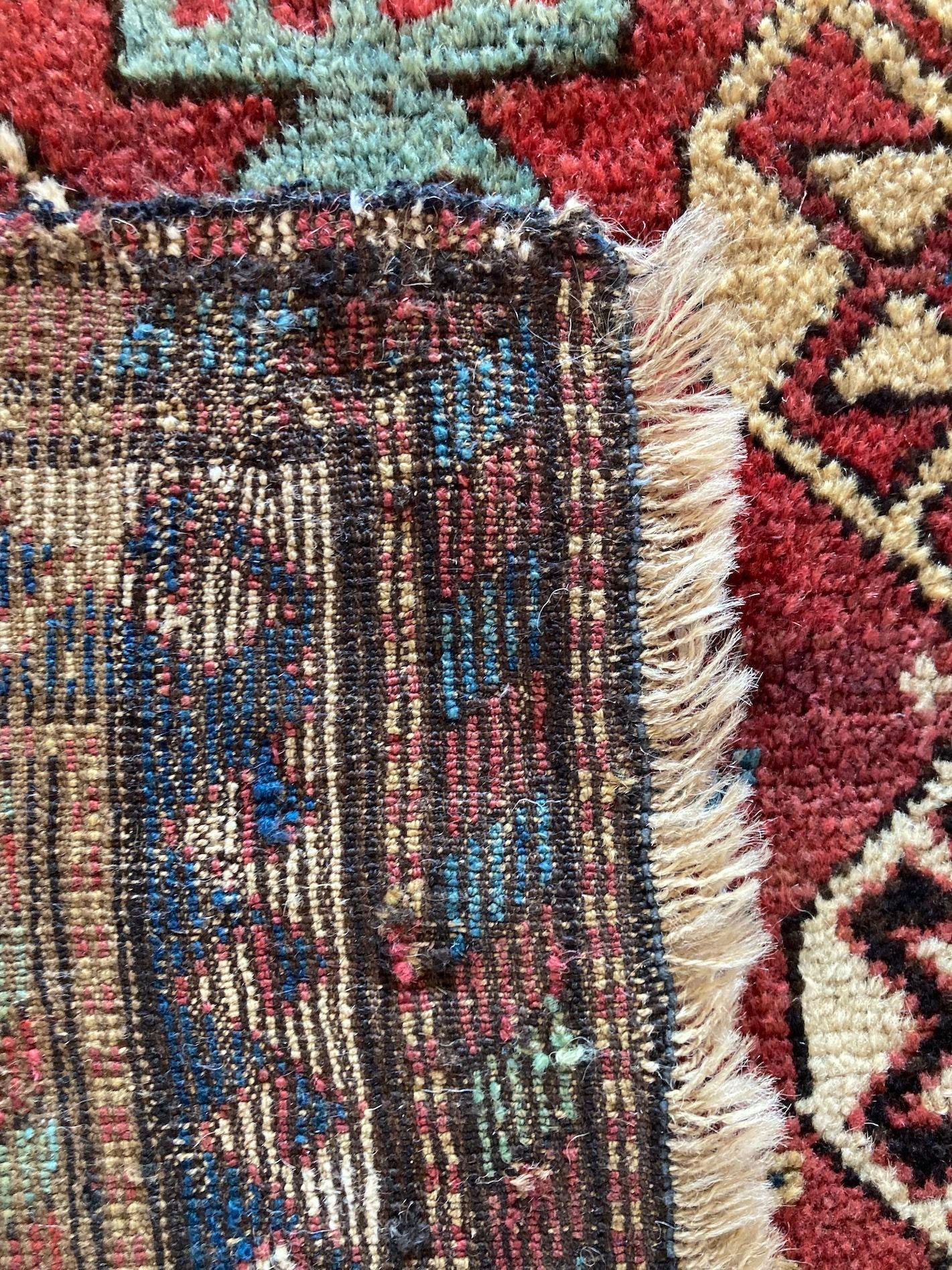 Antique Kurdish Rug 2.20m x 1.33m For Sale 14