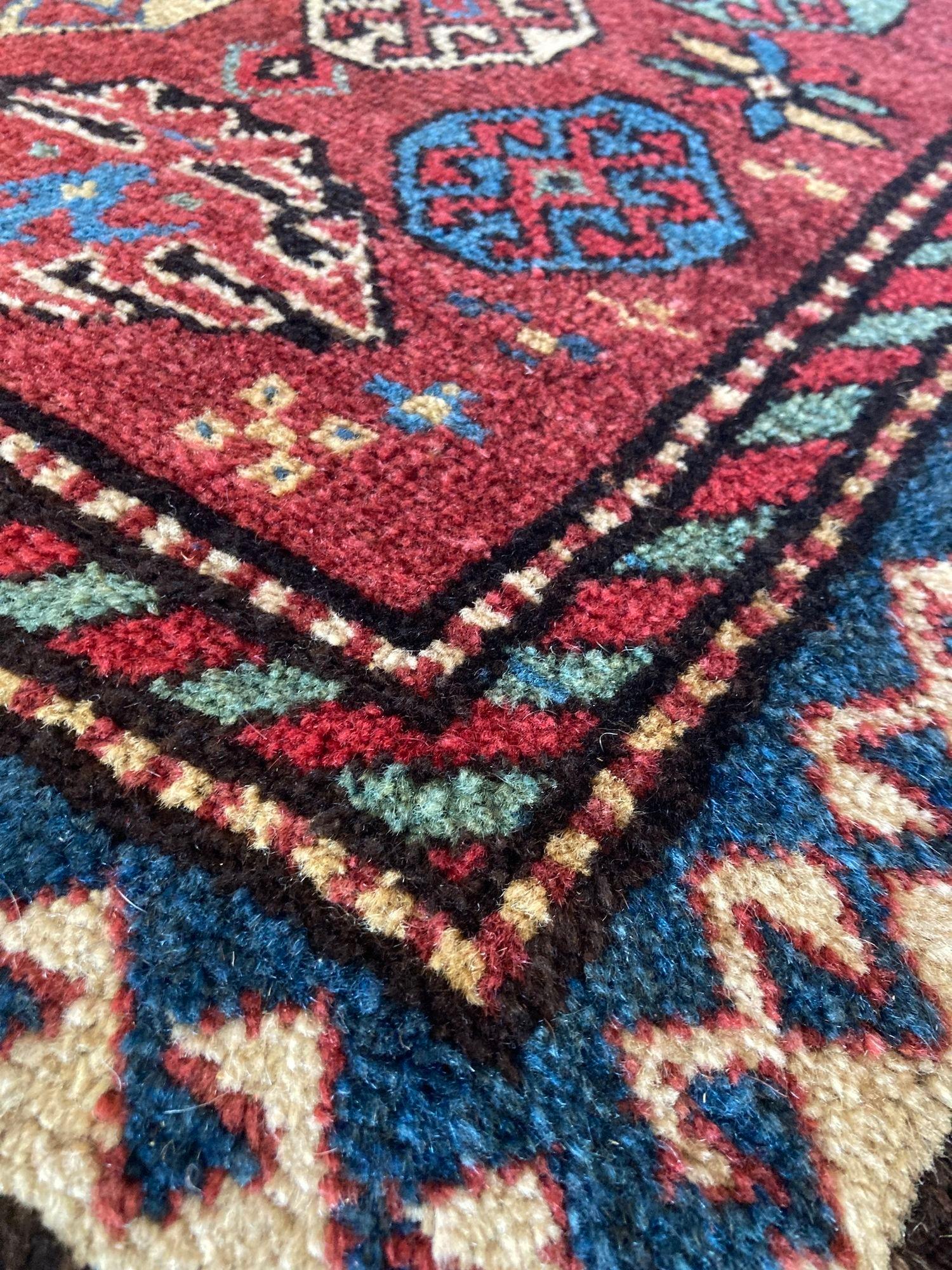 Antique Kurdish Rug 2.20m x 1.33m For Sale 4