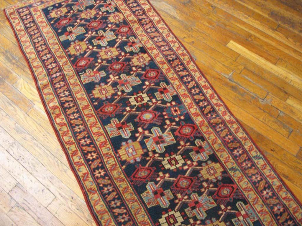 Late 19th Century 19th Century W. Persian Kurdish Carpet ( 2'6