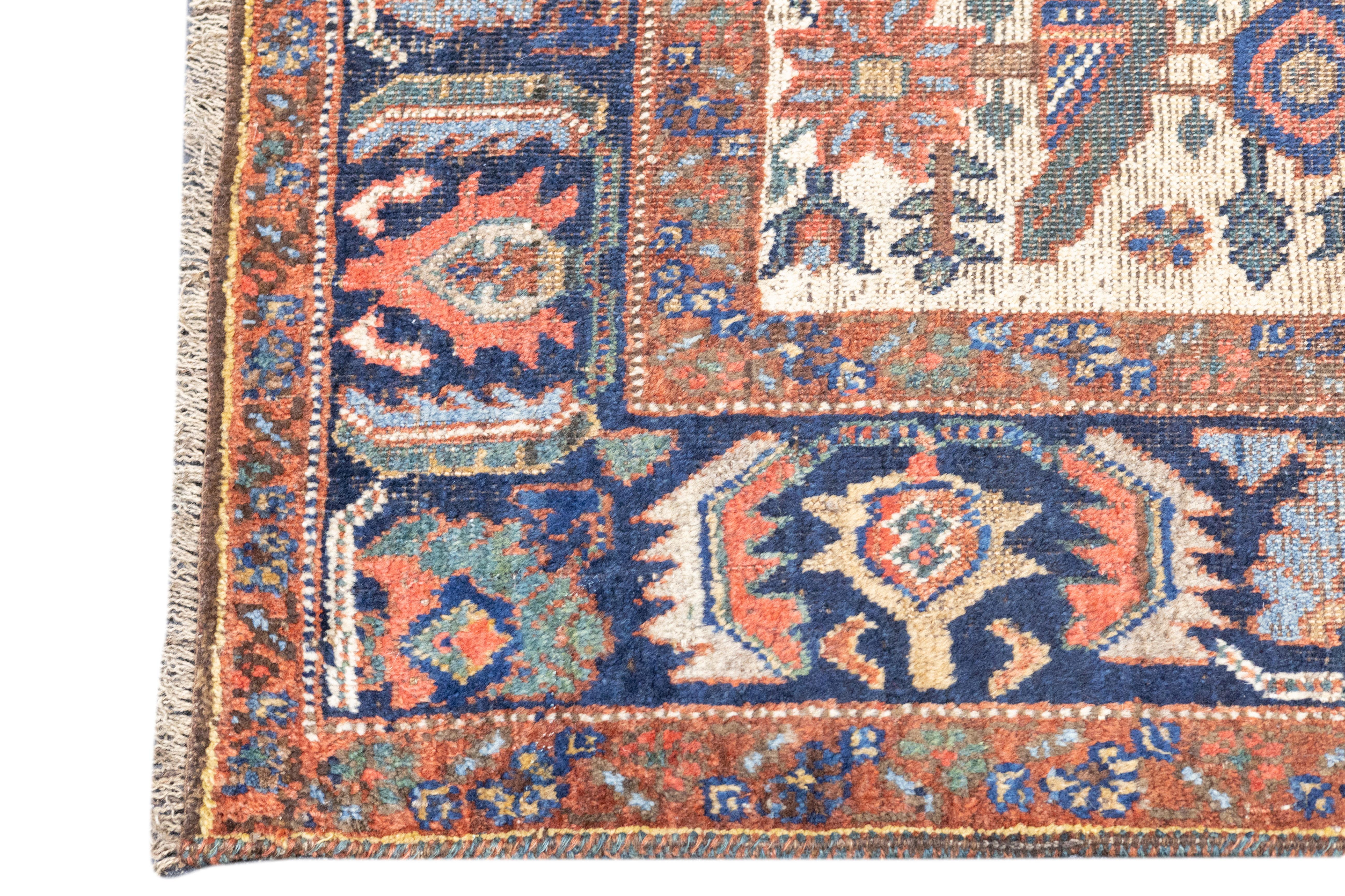 Antique Kurdish Rug 3'11'' x 5'0