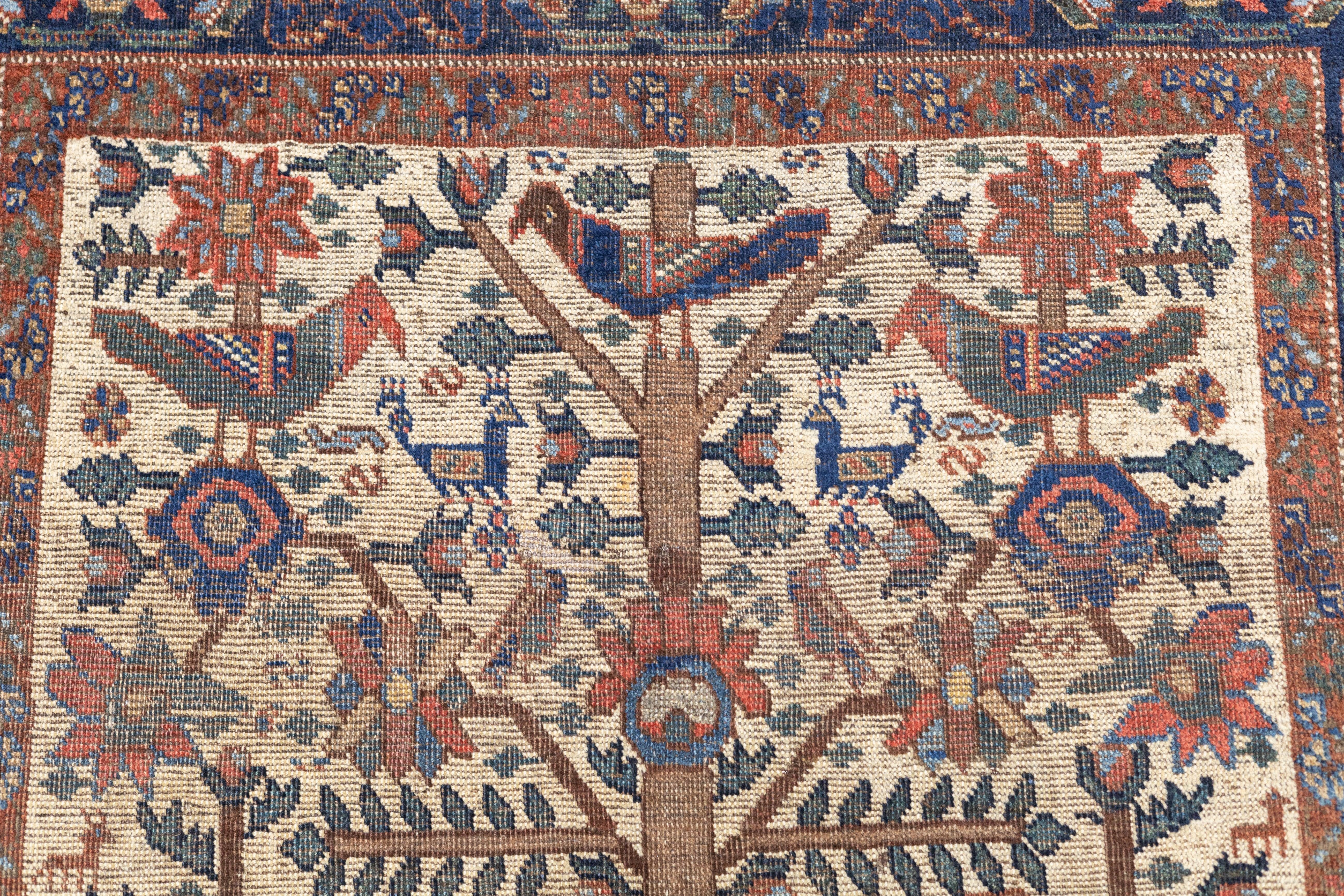 Antique Kurdish Rug 3'11'' x 5'0