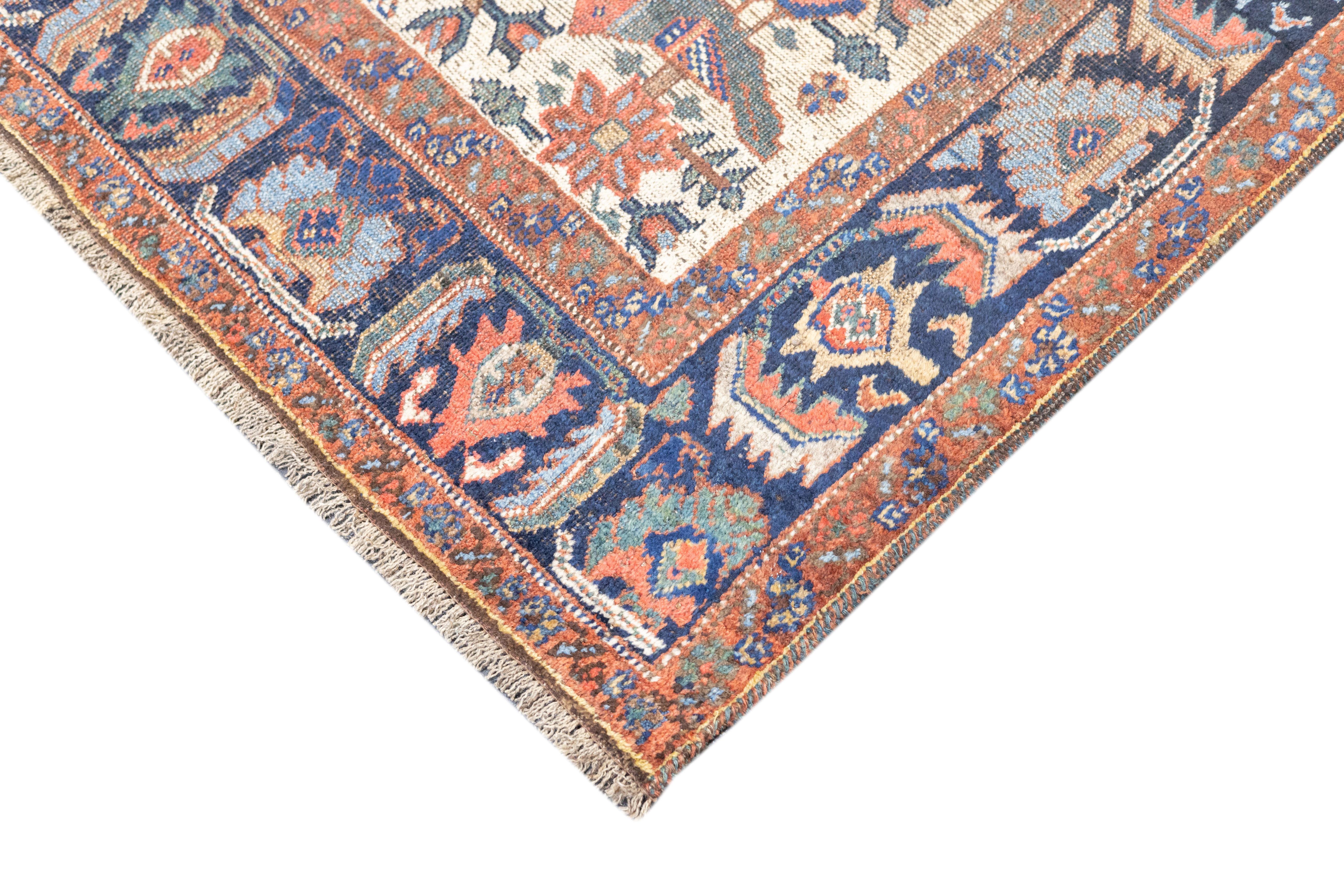 Persian Antique Kurdish Rug 3'11'' x 5'0