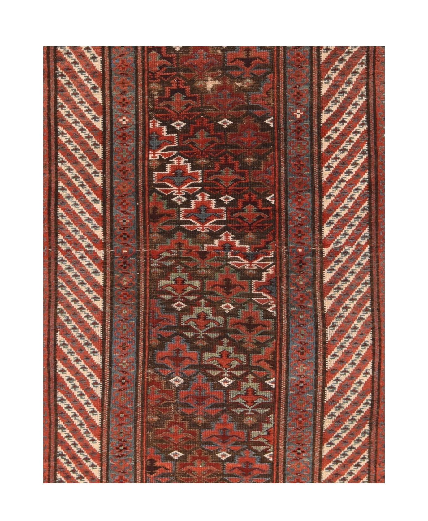 Antique Kurdish Rug In Good Condition For Sale In New York, NY