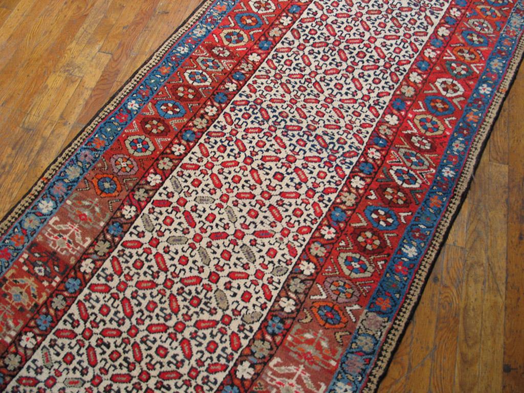 Antique Kurdish rug, measures: 3'6