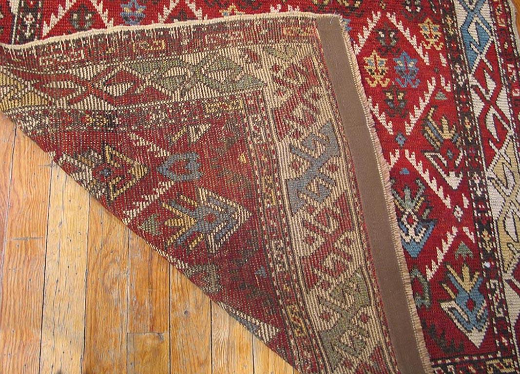 Antique Kurdish Rug In Good Condition For Sale In New York, NY