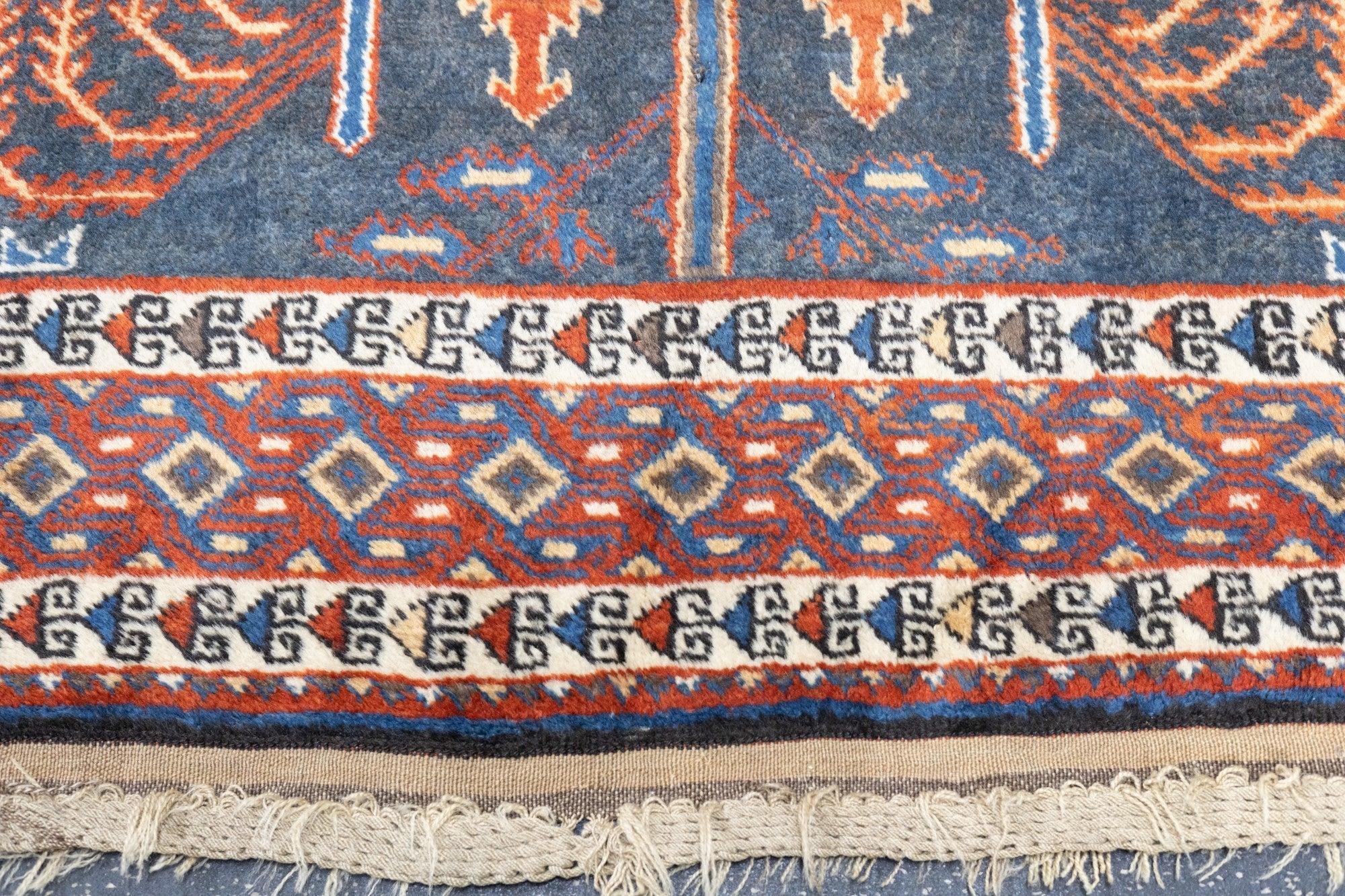 Persian Antique Kurdish Rug 4'3'' x 6'9'' For Sale