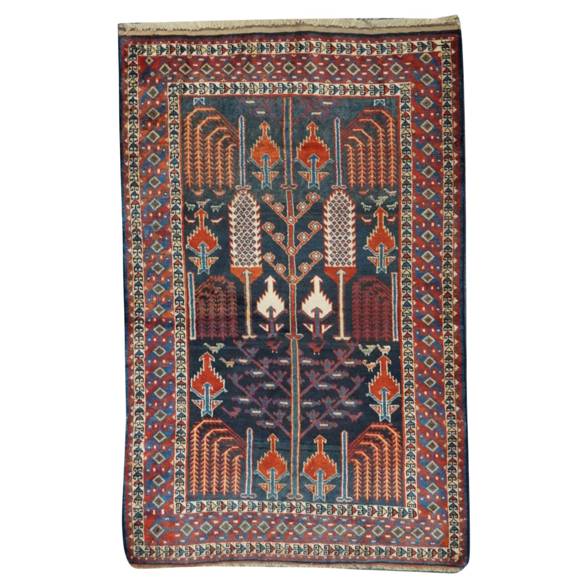 Antique Kurdish Rug 4'3'' x 6'9''