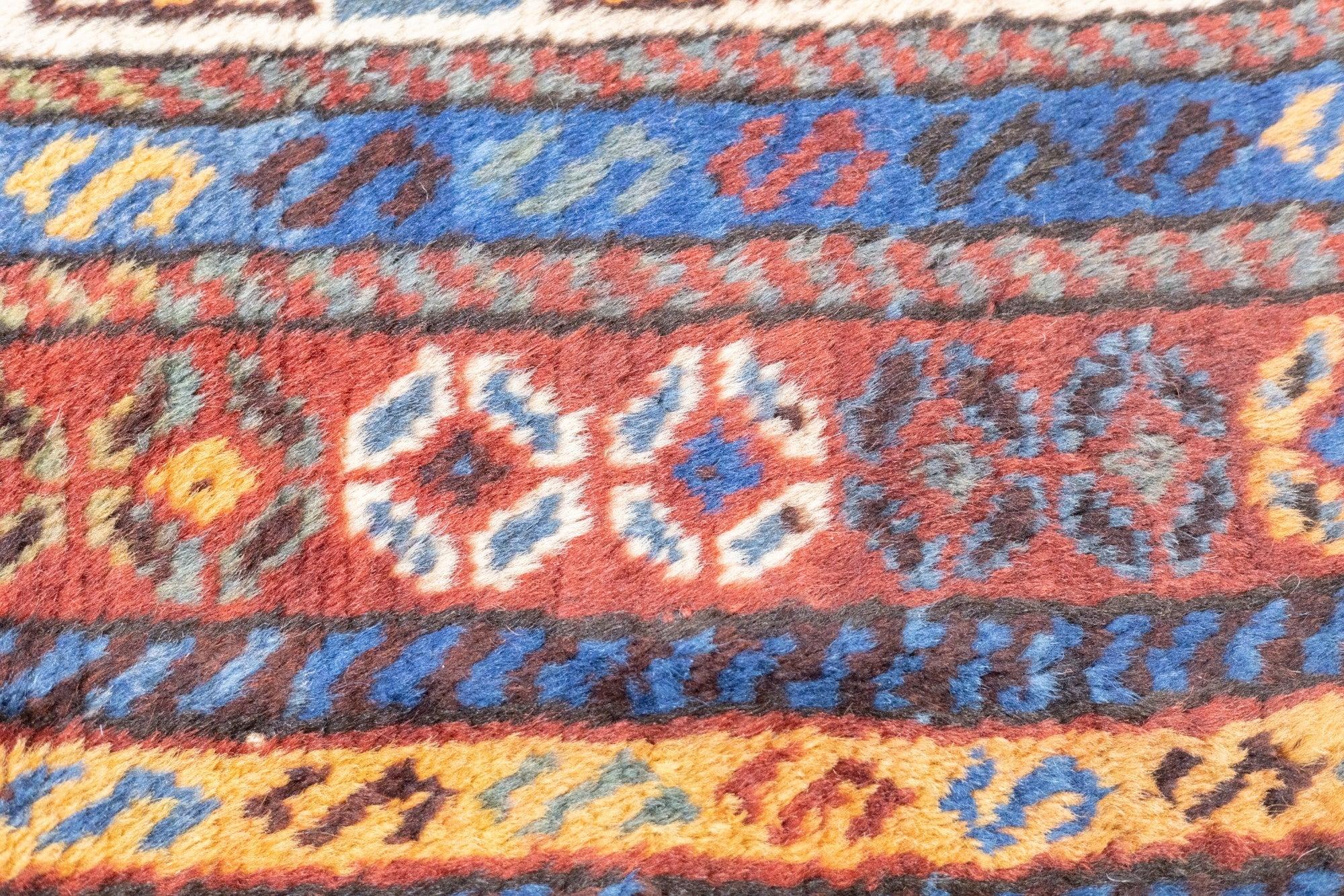 Antique Kurdish Rug 5'3'' x 8'3'' For Sale 3