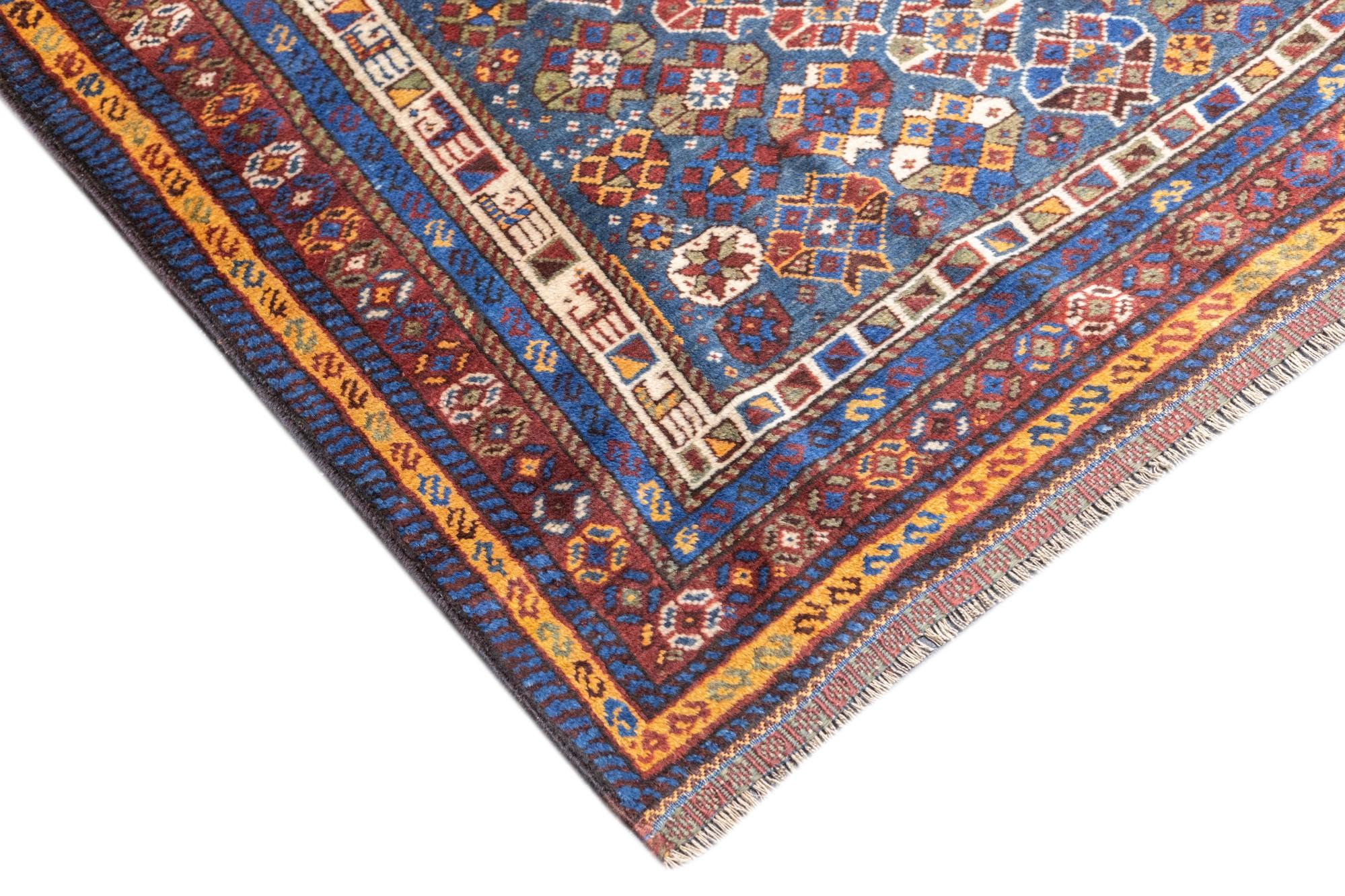 Persian Antique Kurdish Rug 5'3'' x 8'3'' For Sale