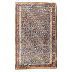 Alfombra kurda antigua 5'3'' x 8'3''