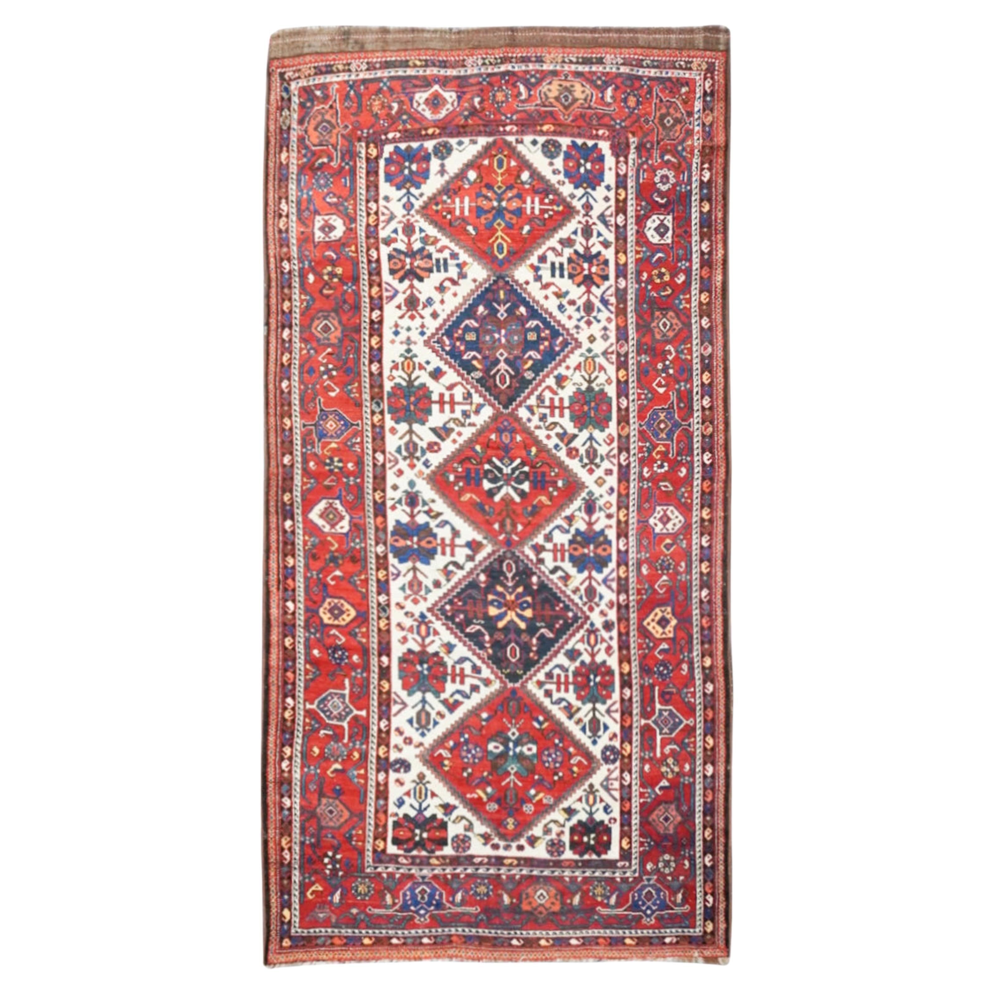Antique Kurdish Rug 5'7'' x 10'10''